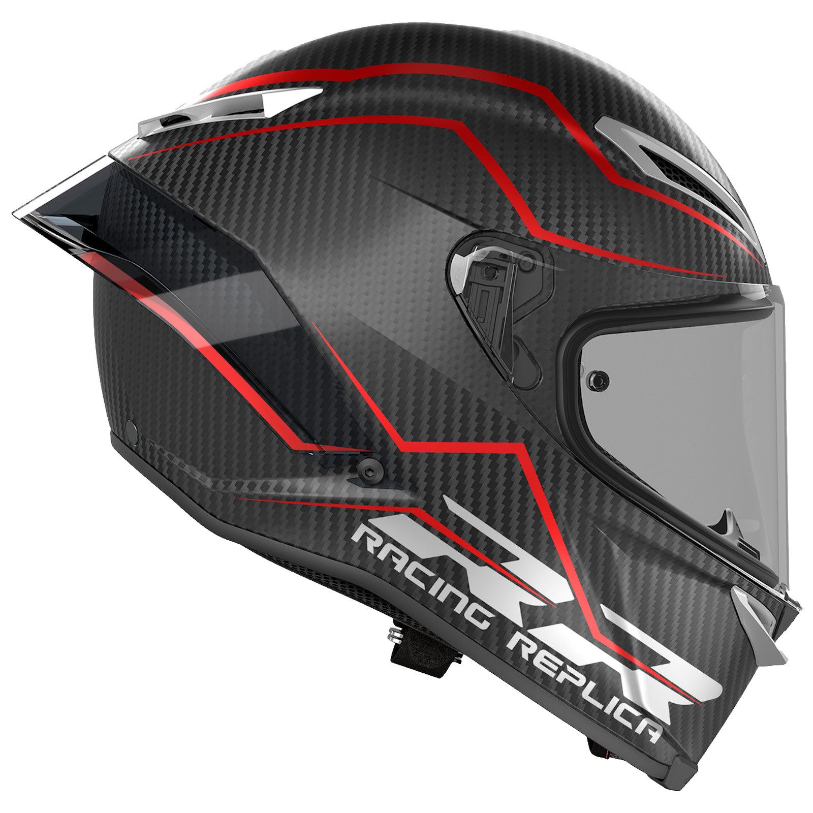 AGV Motorradhelm AGV Pista GP RR Integralhelm Performante carbon / rot (1er Set), integralhelm motorrad