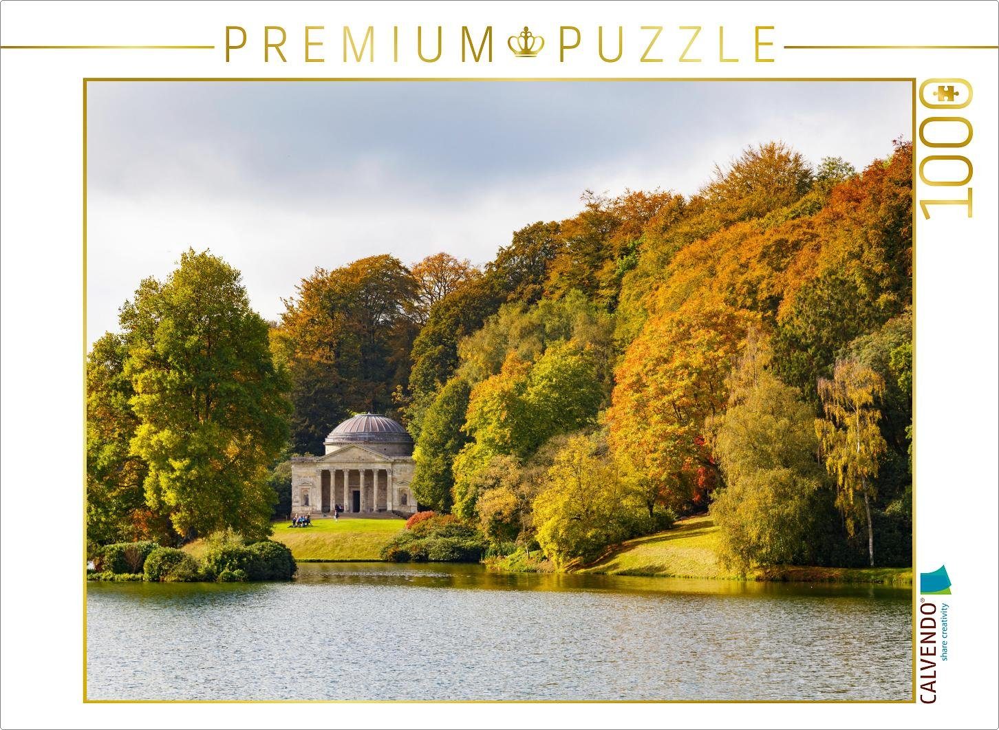 Puzzle CALVENDO Puzzle Stourhead 1000 Teile Lege-Größe 64 x 48 cm Foto-Puzzle Bild von Harald Schnitzler