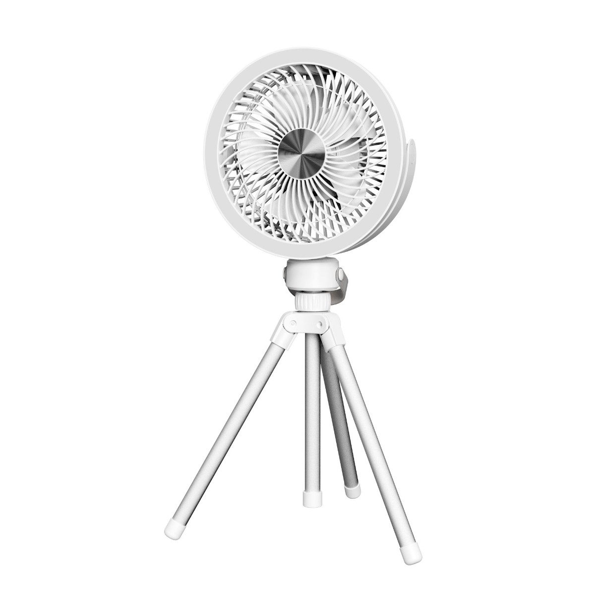 Platinet Tischventilator PRDF0556, 20,7 cm Durchmesser, Ventilator mit LED Licht und Stativ