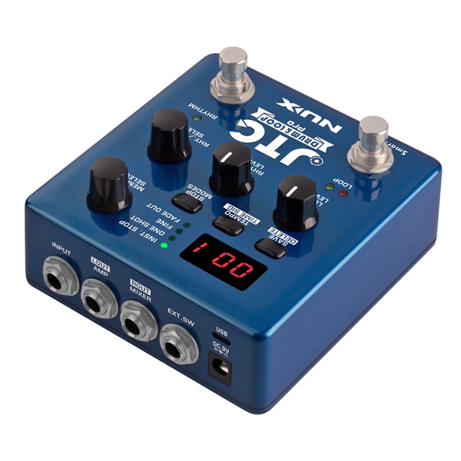 Nux E-Gitarre Nux JTC Drum and Loop Pro Dual Switch Effektpedal, Effektpedal