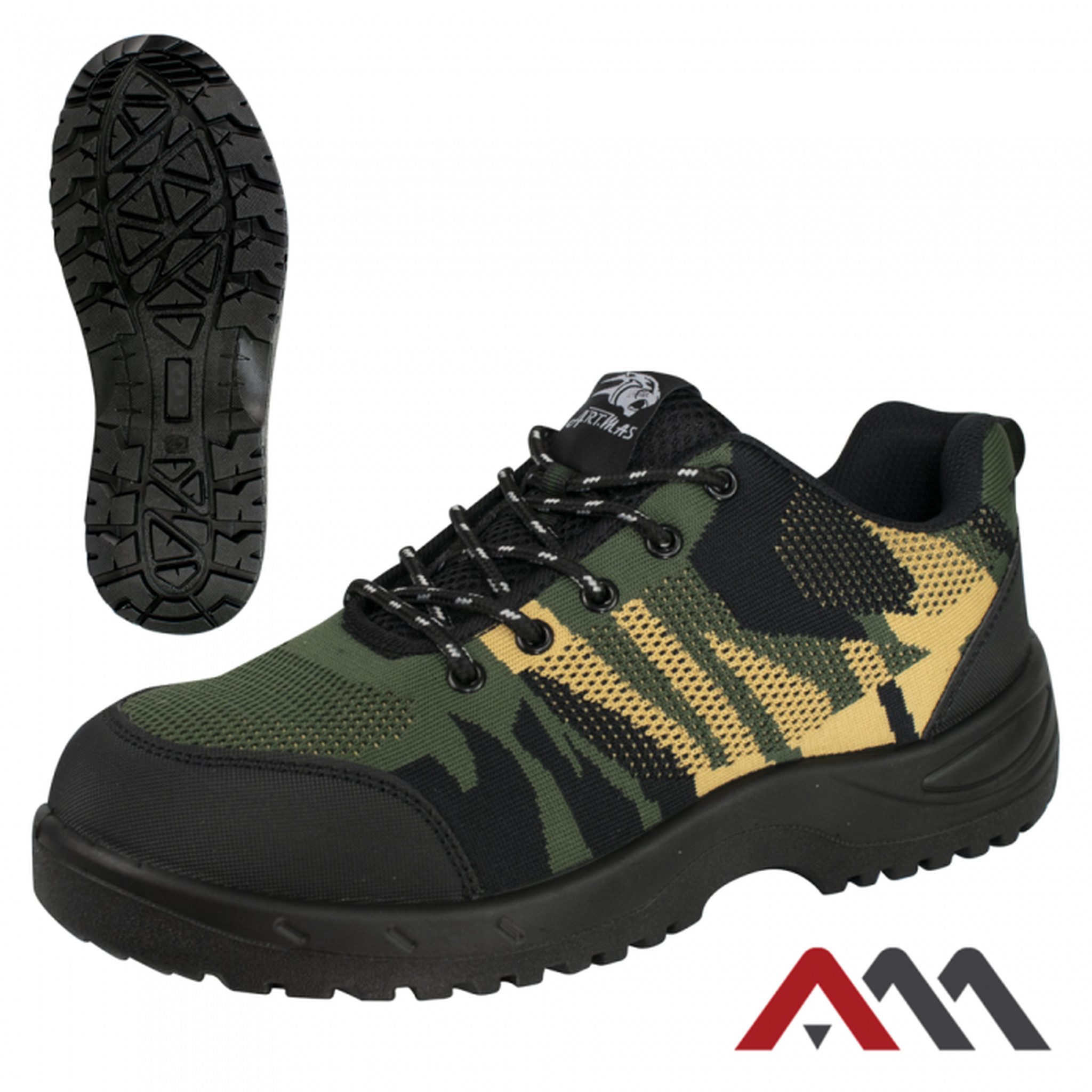 Artmas Arbeitsschuhe Sicherheitsschuhe Stahlkappe Sportliche SB SRC Arbeitsschuh