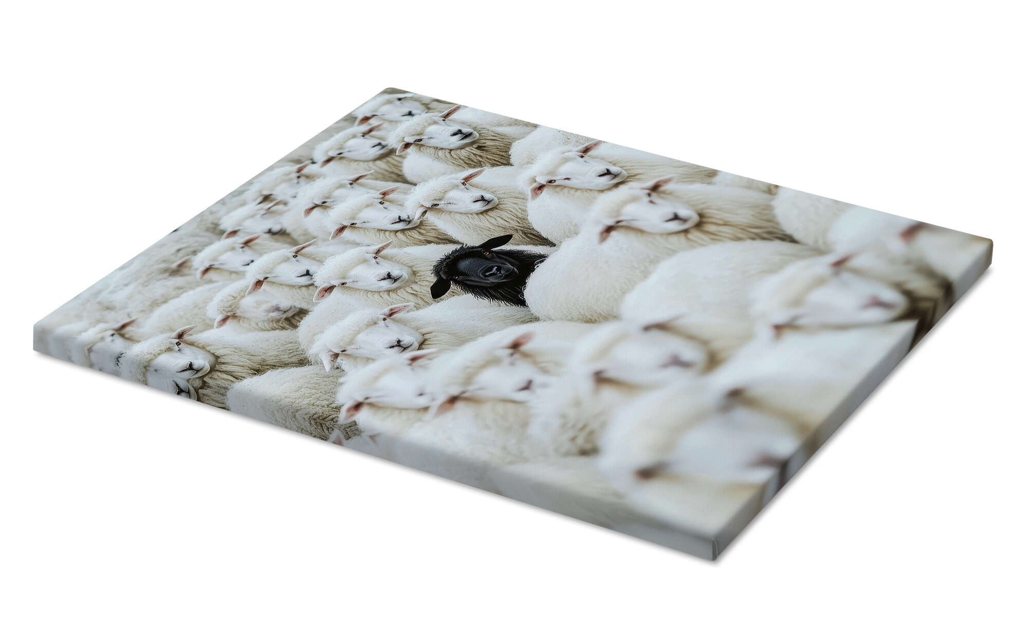 Posterlounge Wandbild Schwarzes Schaf, Peter Roder, erhältlich als Poster, günstig online kaufen