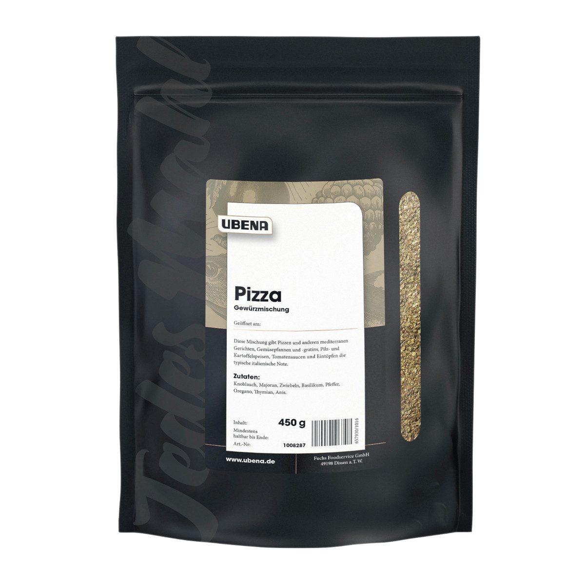 UBENA Gewürz, Ubena Pizza Gewürzmischung würziger harmonischer Geschmack 450g