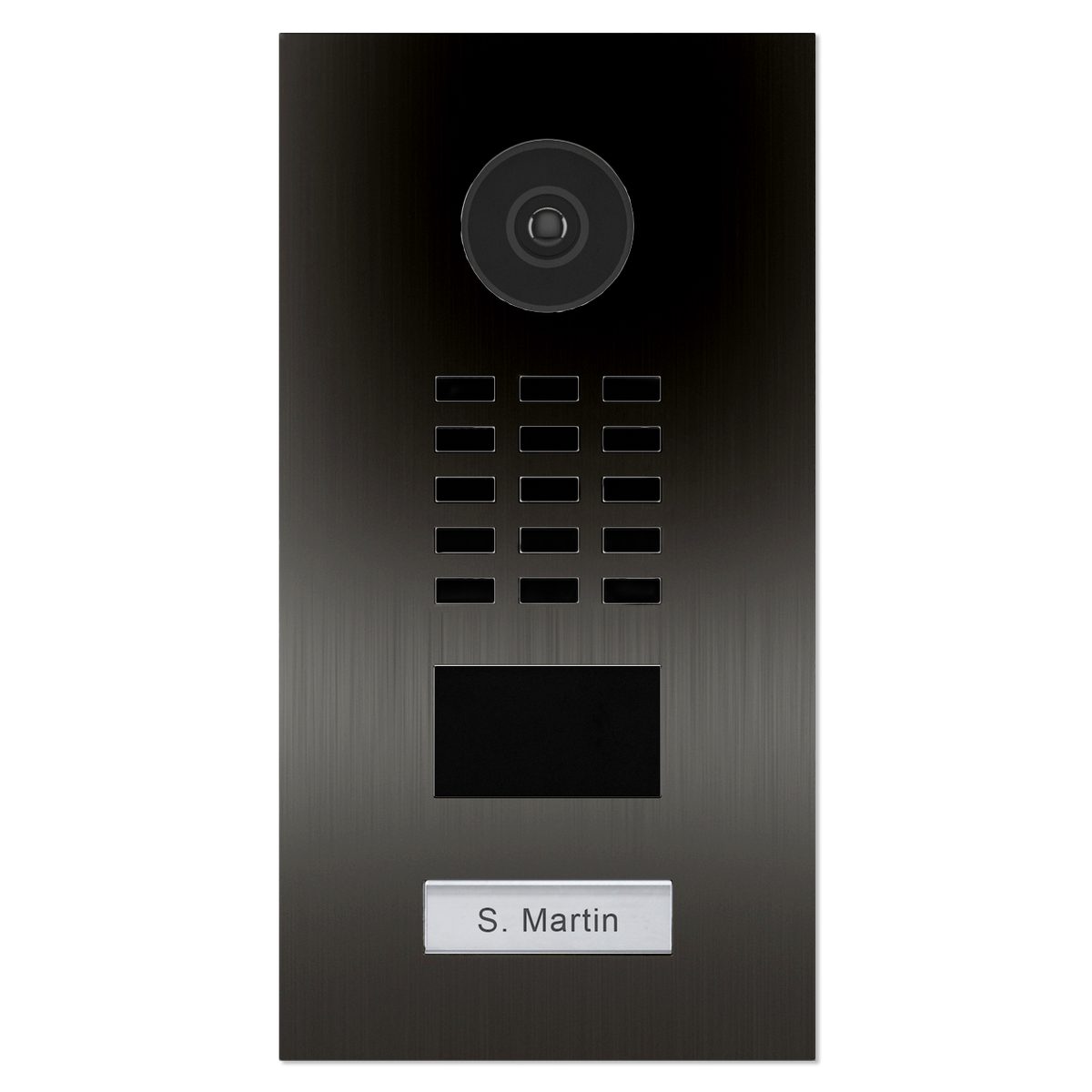 DoorBird Video-Türsprechanlage DoorBird D2101 - Video Türstation für Einfamilienhaus (Außenbereich, Haustür, Eingangsbereich, Smarte Video Türsprechanlage mit App-Steuerung, Ethernet / PoE)