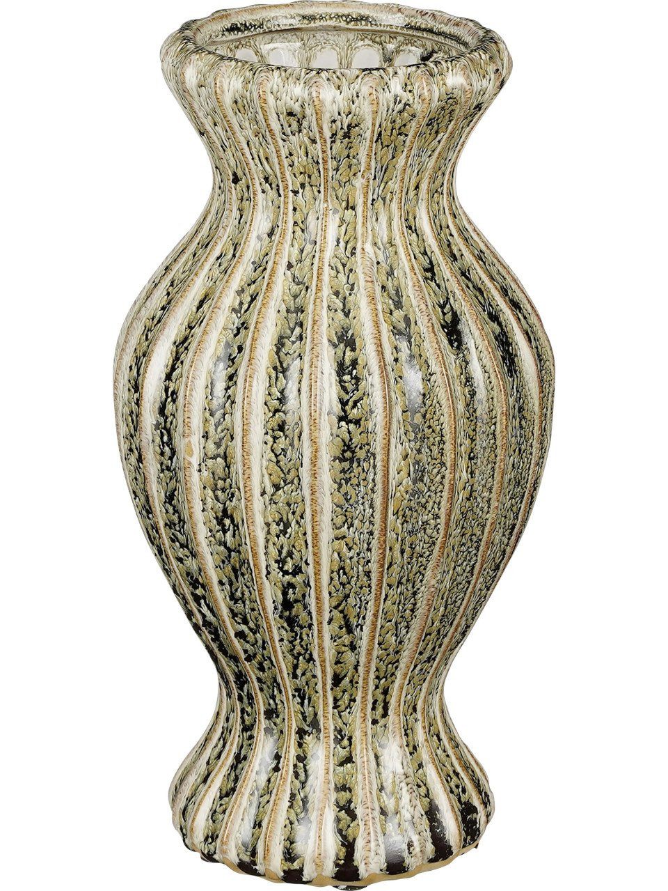 Mica Decorations Dekofigur Mica Vase Pippa grün aus Keramik 25 cm