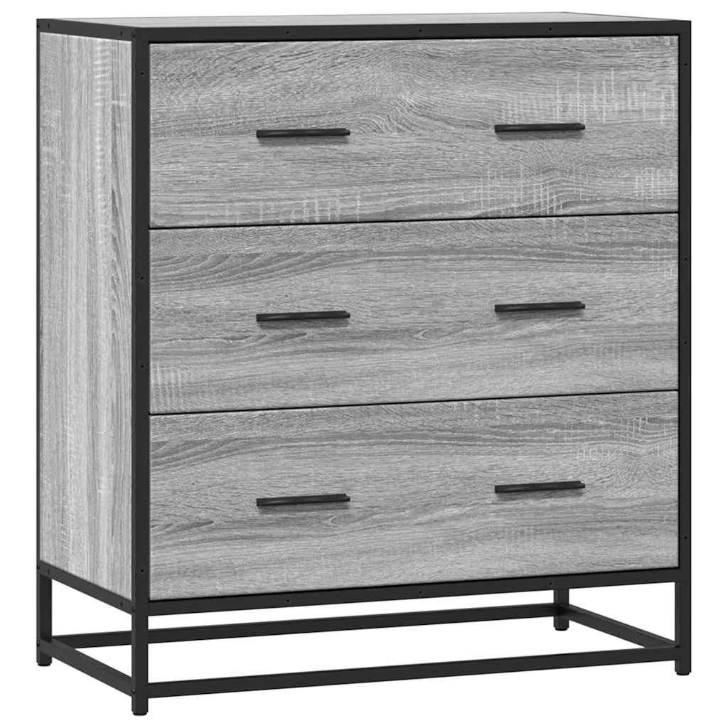 vidaXL Sideboard Sideboard Grau Sonoma 68x35x76 günstig online kaufen