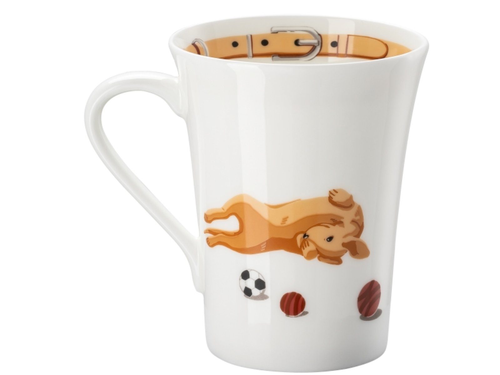 Hutschenreuther Becher My Mug Hunde - Labrador Becher mit Henkel 0,4 l, Bone China, Tassen