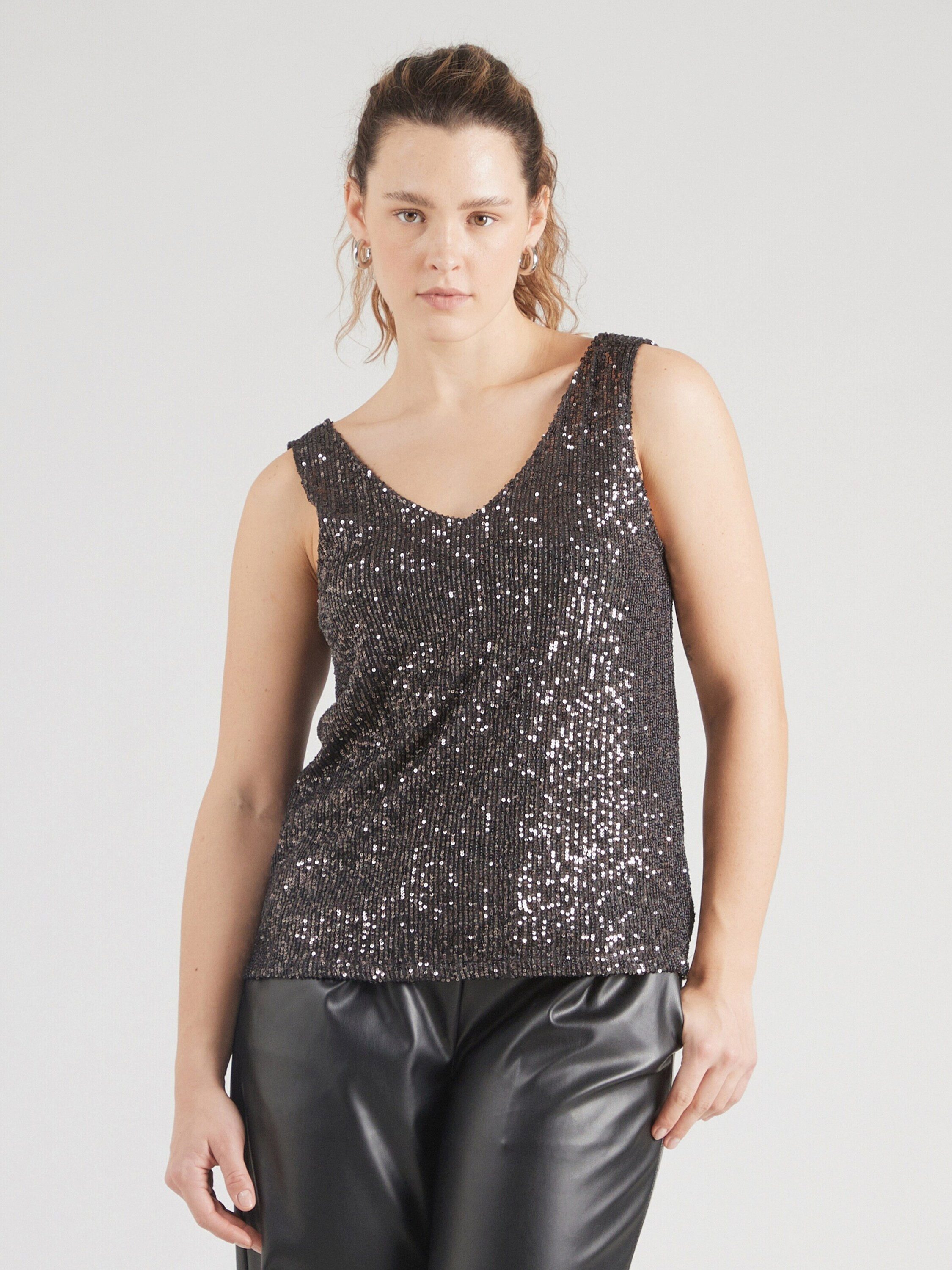 ONLY CARMAKOMA Shirttop CARAna (1-tlg) Pailletten