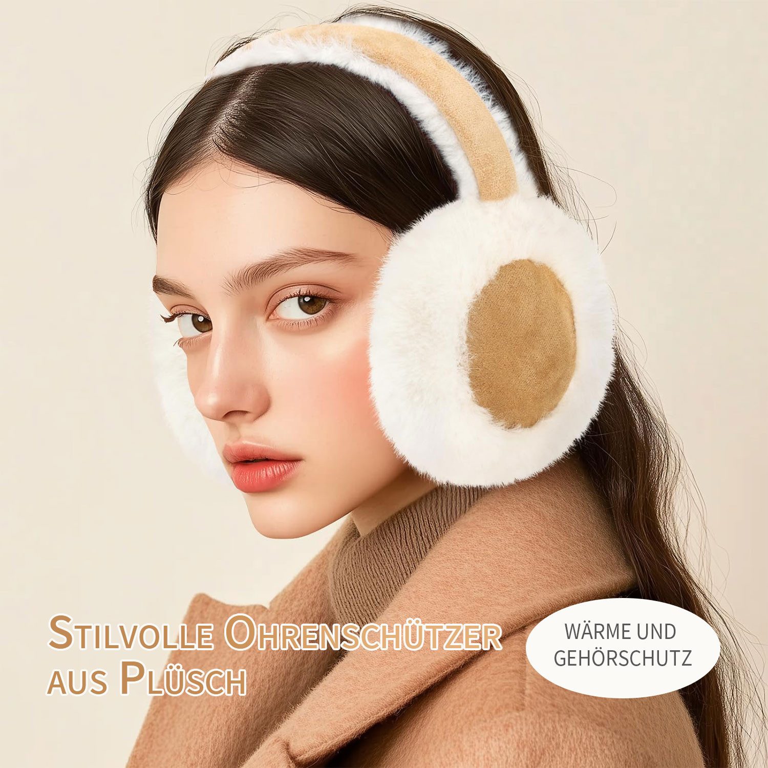 Refttenw Ohrenwärmer Winter Plüsch Ohrenschützer, Leicht günstig online kaufen