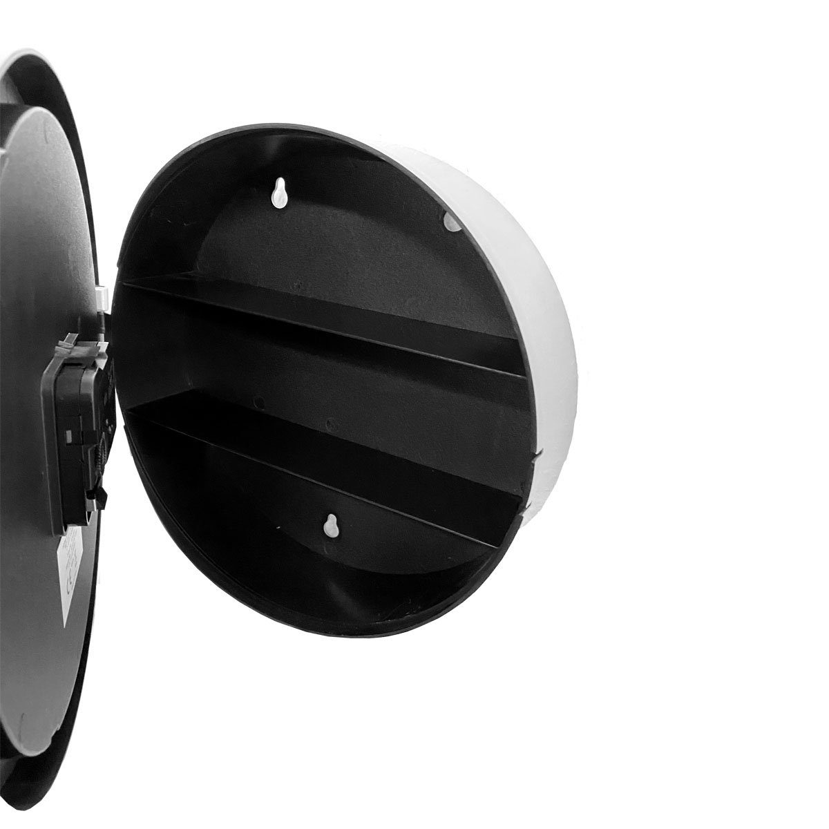 EAXUS Wanduhr Uhren Safe Tresor Silber Geldkassette Geld Schmuck Uhrensafe günstig online kaufen