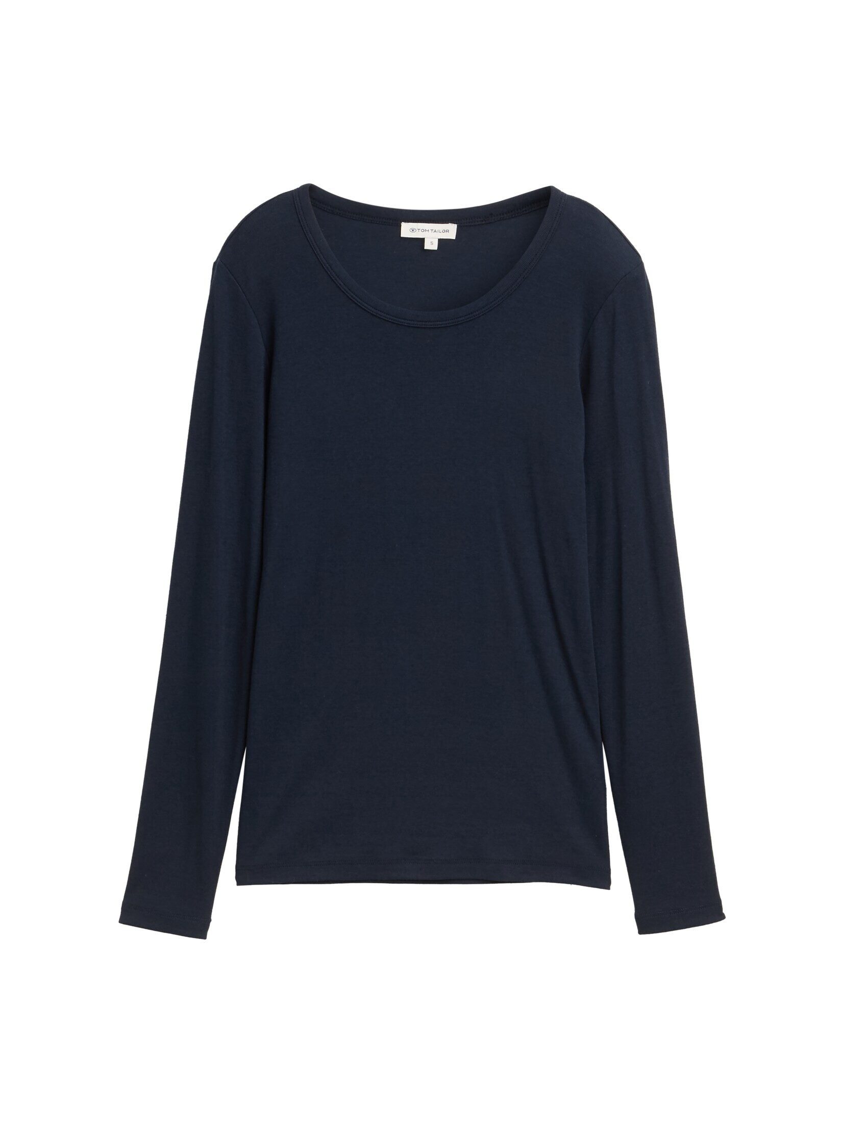 TOM TAILOR Langarmshirt T-Shirt Basic Slim günstig online kaufen