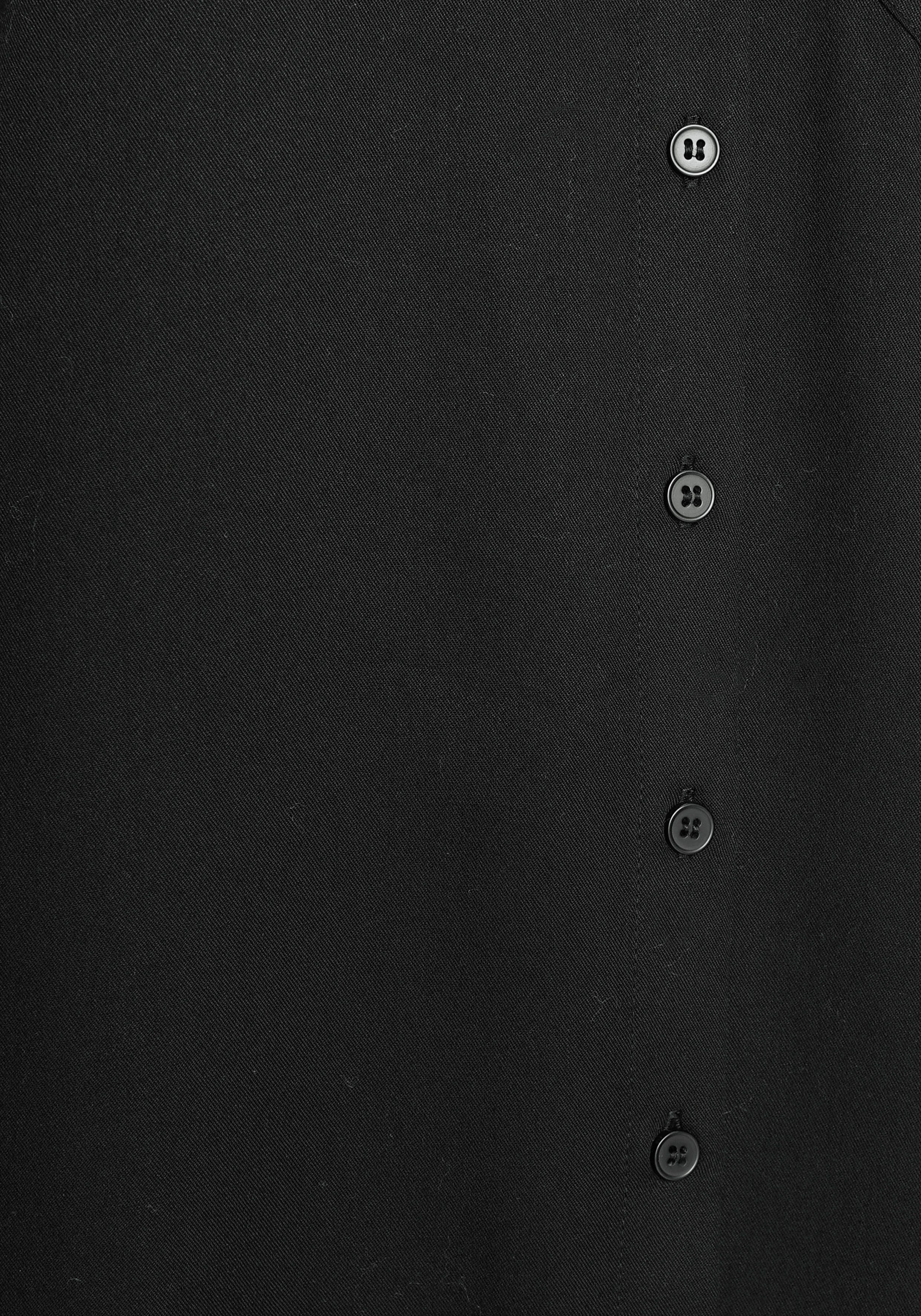 Tamaris Hemdbluse im schwarz (aus nachhaltigem Oversize-Look Material)