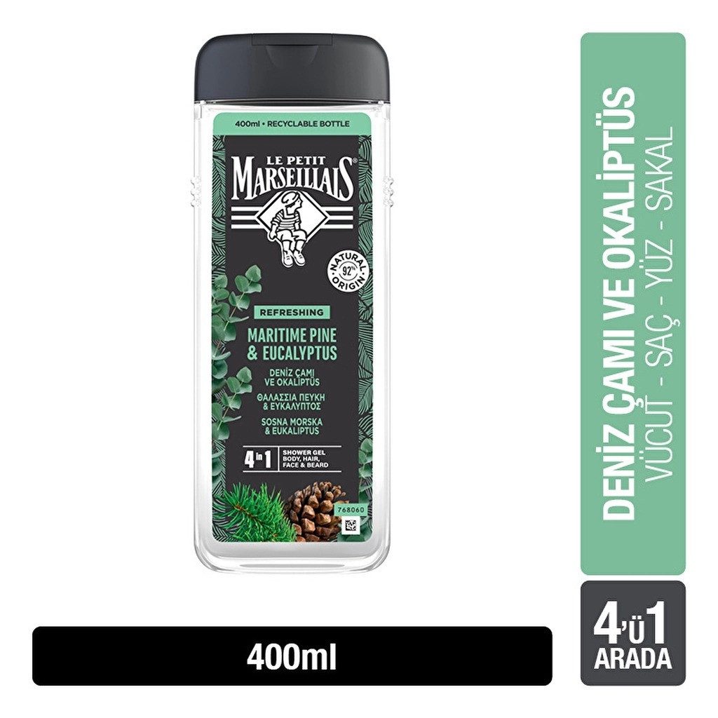 Le Petit Marseillais Duschgel Maritime Pine & Eucalyptus