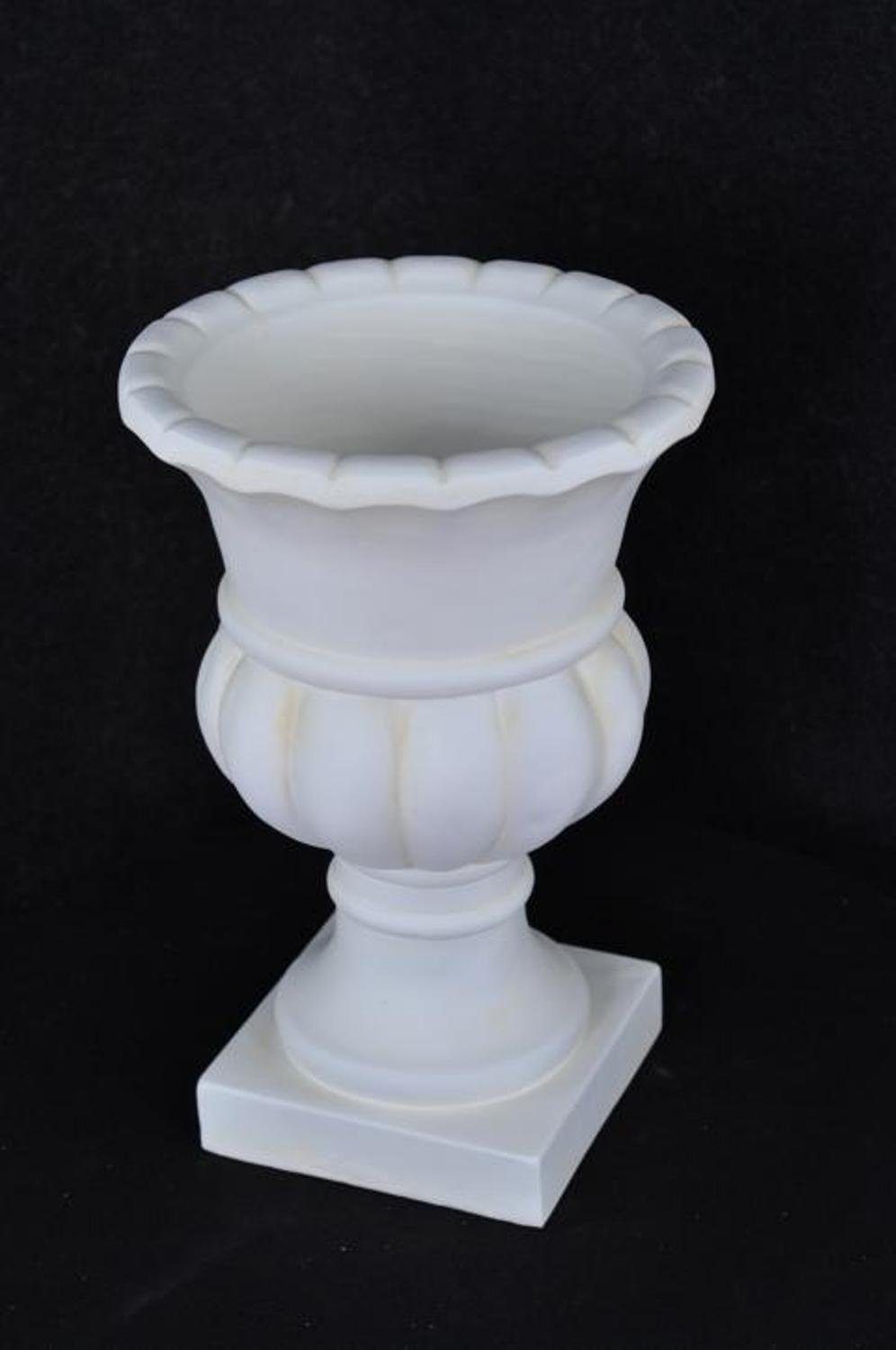 JVmoebel Antik Skulptur XXL Pokal Vase design Vasen Deko Stil 44cm Kelch Raum Blumen