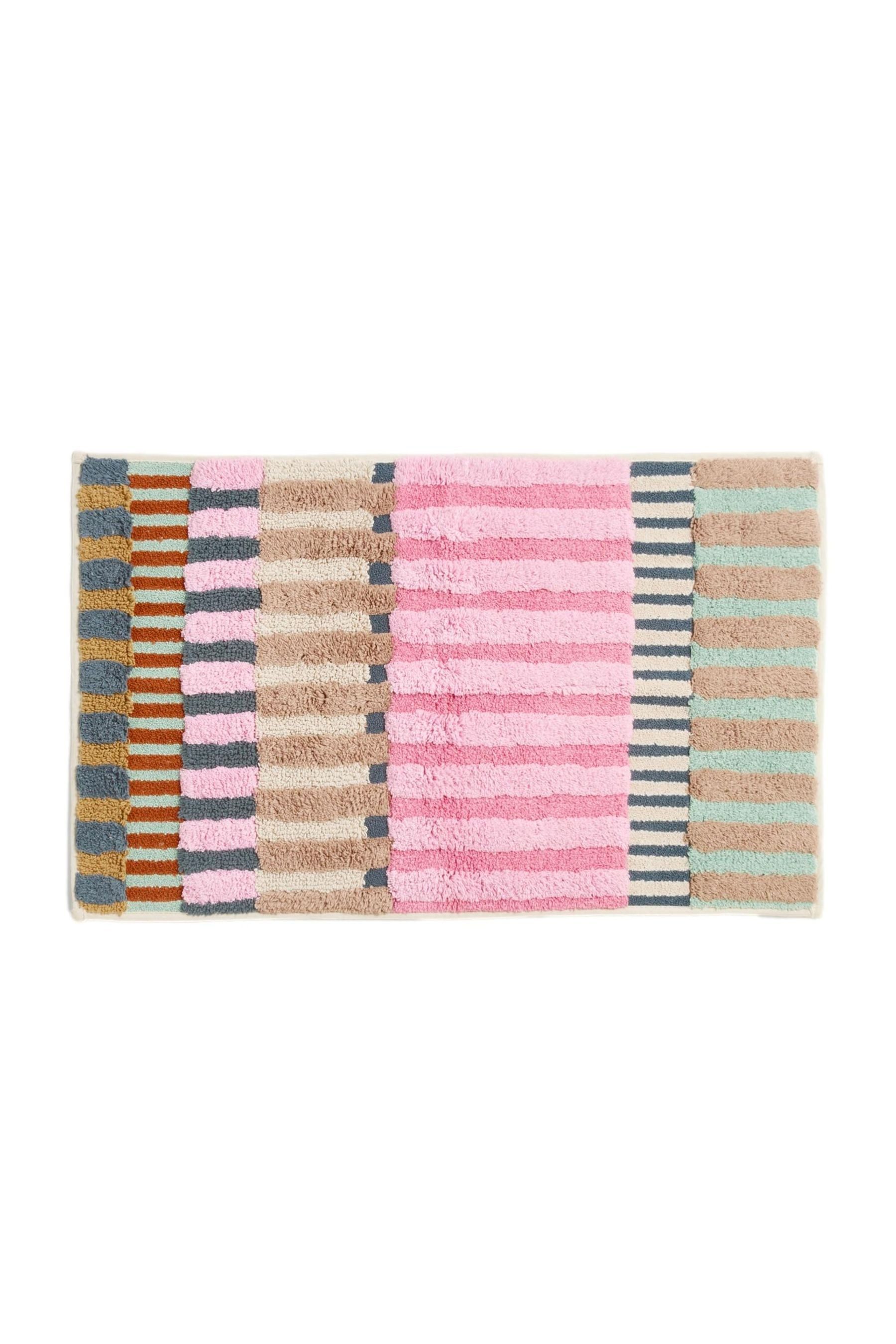 Next Badematte Gestreifte Badematte, Höhe 80 günstig online kaufen
