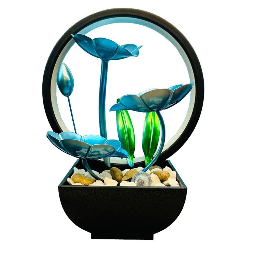 RWEUOQ Gartenbrunnen Blume Wasser Brunnen, Frühling günstig online kaufen