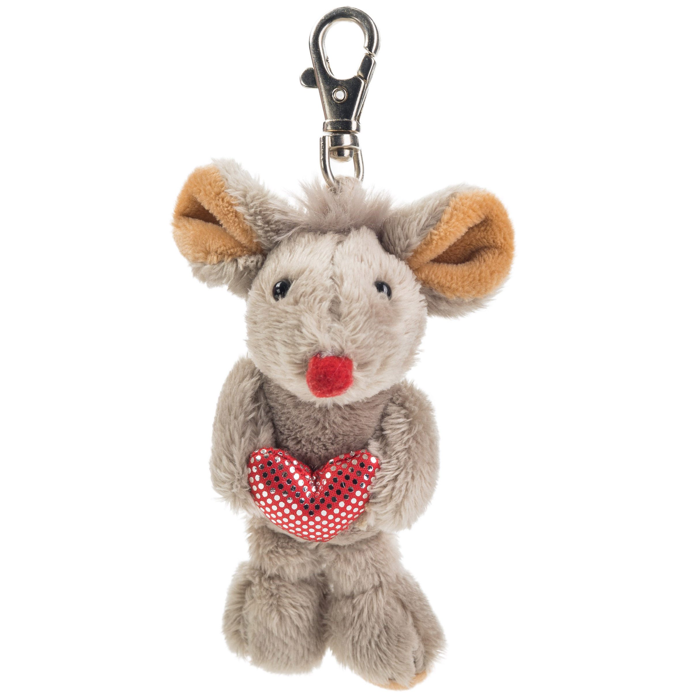 Schaffer Collection Plüschanhänger Maus mit Herz