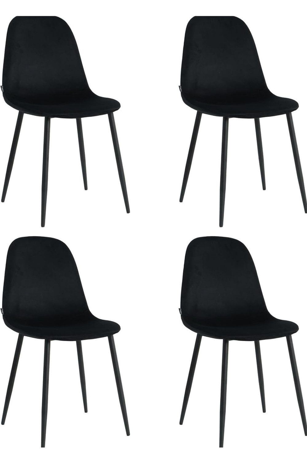 Lina® Esszimmerstuhl Napoli Esszimmerstühle 2er, 4er, 6er Set – Samt & Metall, Modern (2er, 4er, 6er, 4 St), Samtbezug in Trendfarbe, stabiler Stahlrahmen, vielseitig kombinierbar