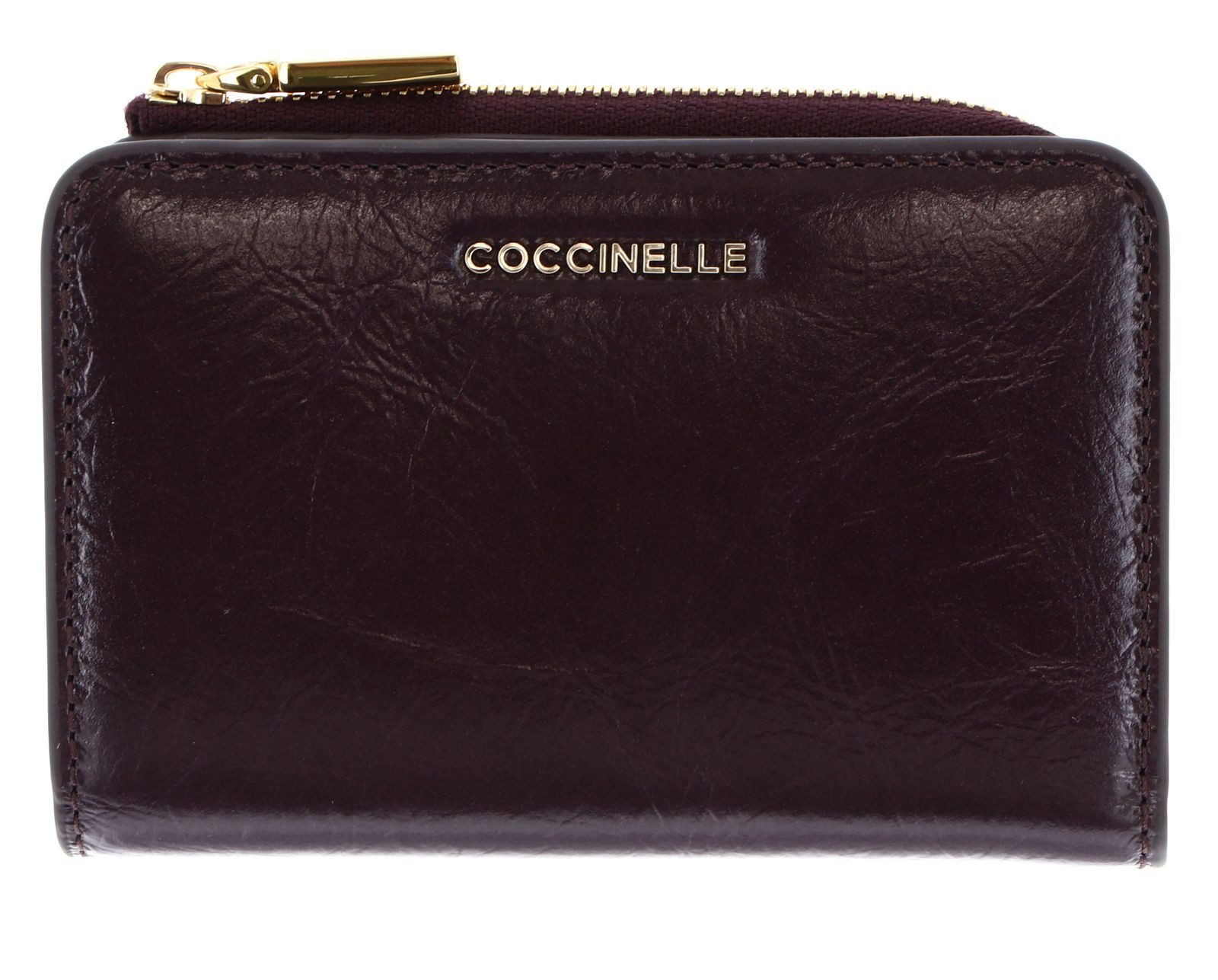 COCCINELLE Geldbörse Wallet, aus echtem Rindsleder mit RFID-Blocker Schutz