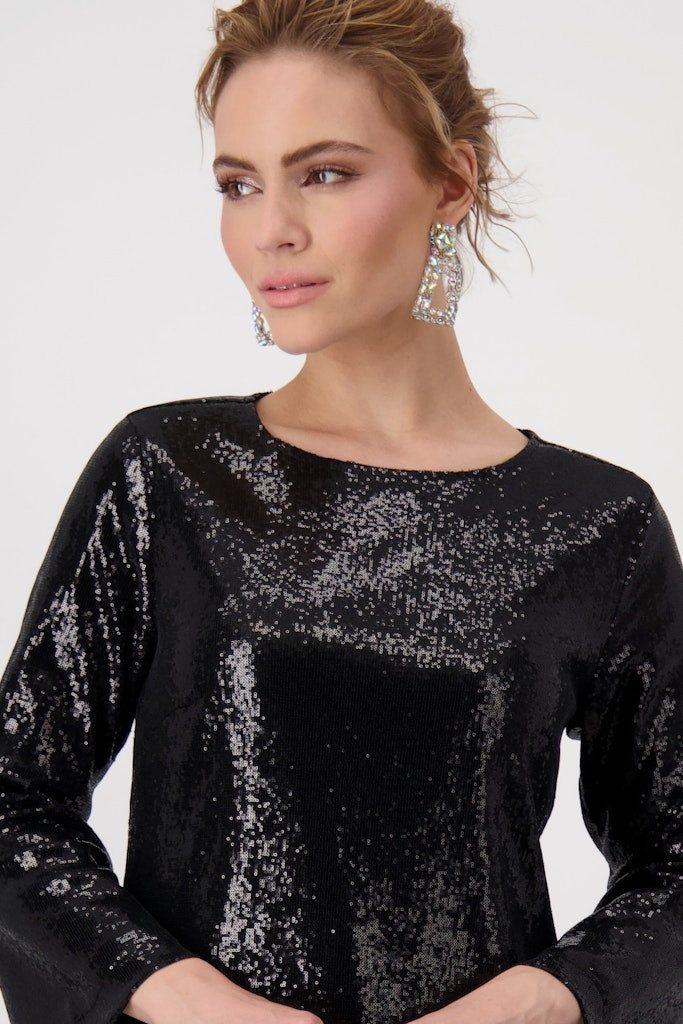 Monari Druckkleid Kleid schwarz günstig online kaufen