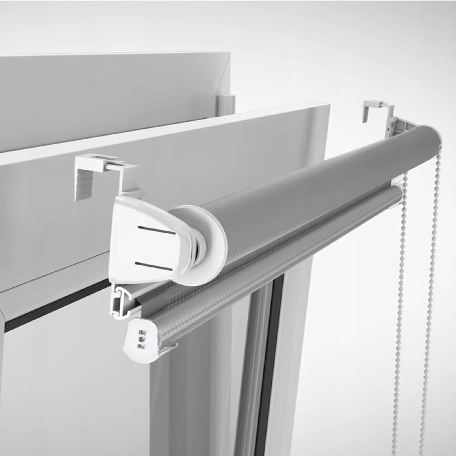 FELIXLEO Klemmträger 10 Stück Klemmhalter Rollo Doppelrollo Ohne Bohren PVC Fenster, (1-tlg)