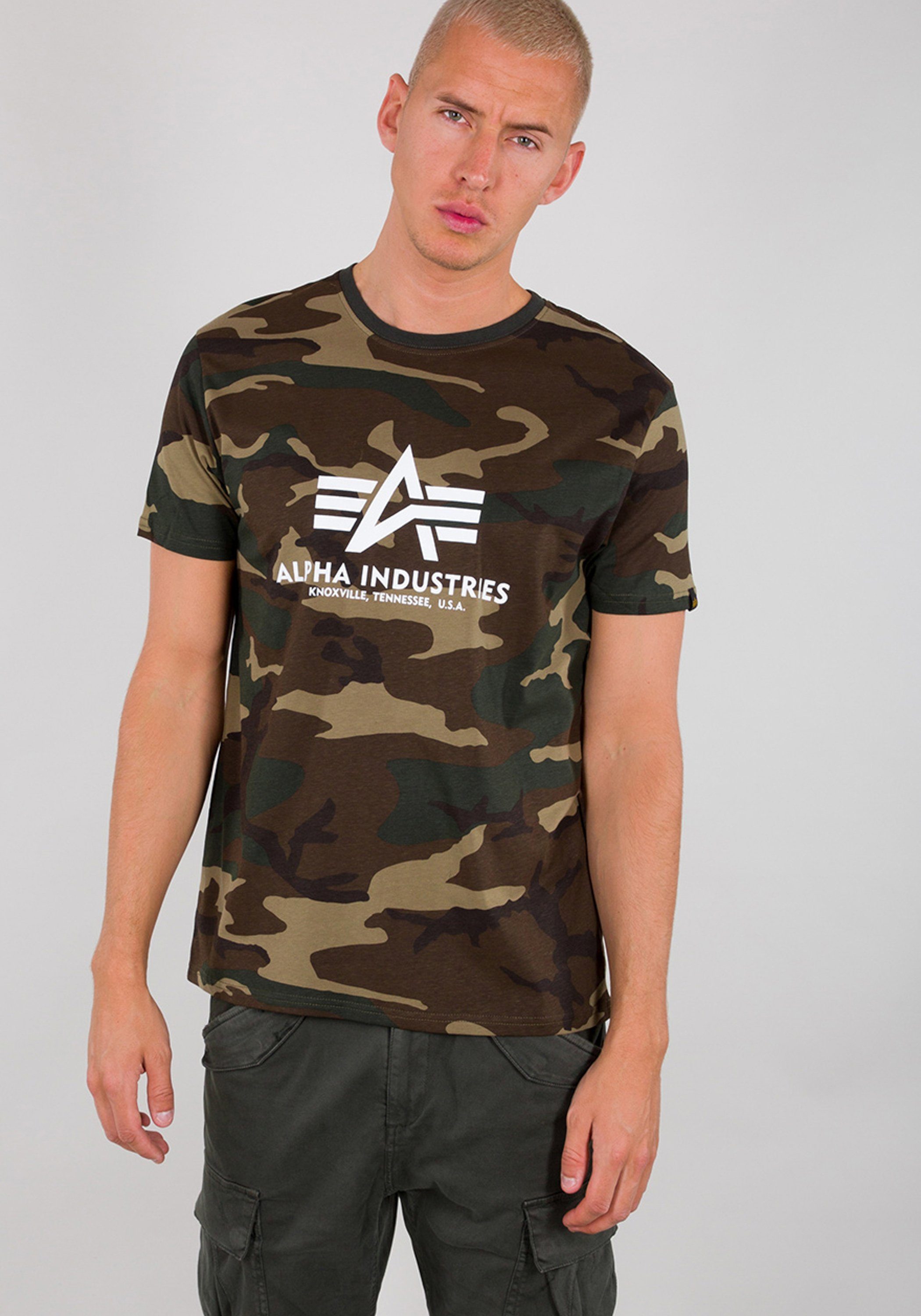 camo Men T-Shirt brown Camo Industries - Basic T-Shirt Alpha Alpha T-Shirts Industries