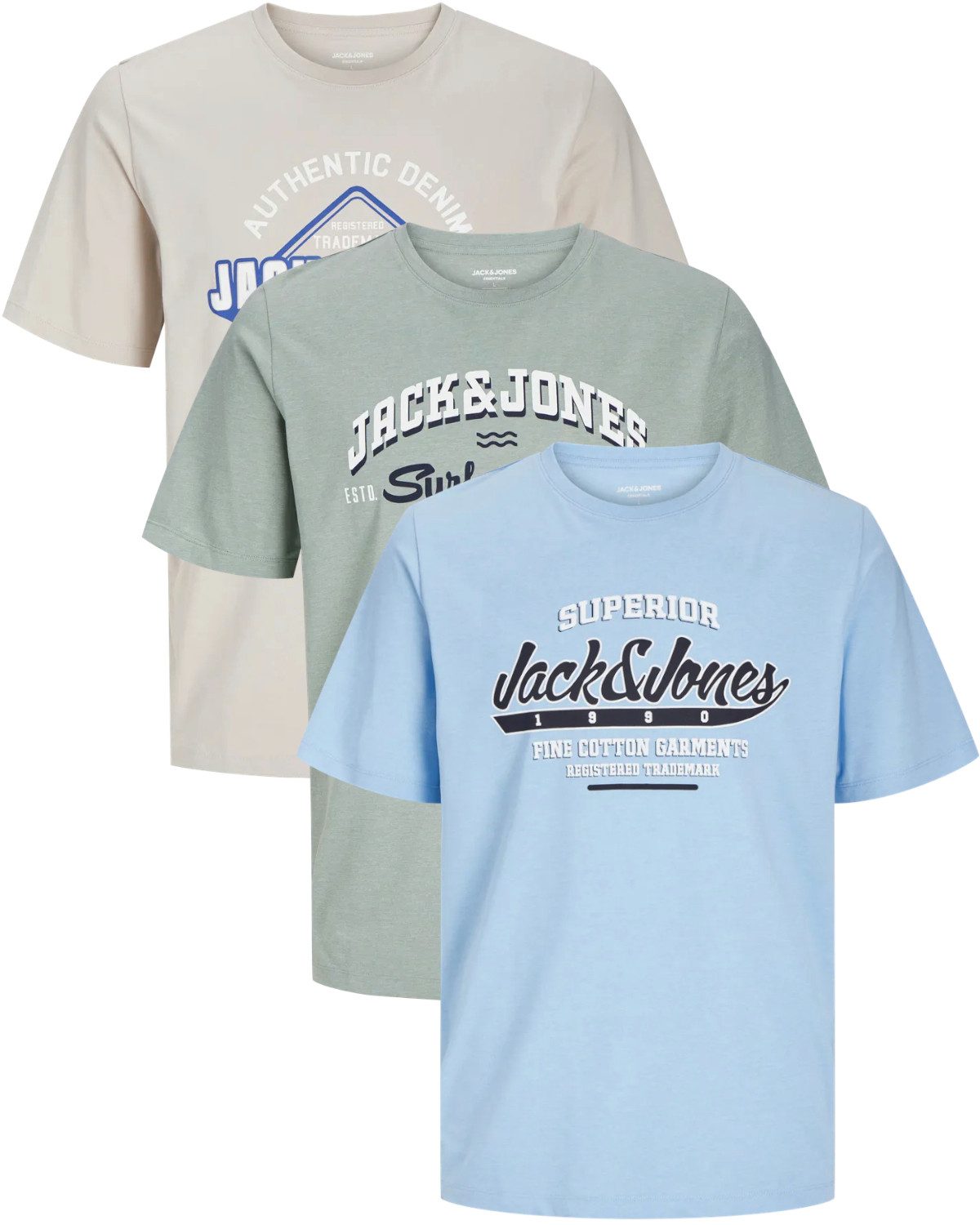 Jack & Jones T-Shirt Stilvolles Slim-Fit günstig online kaufen