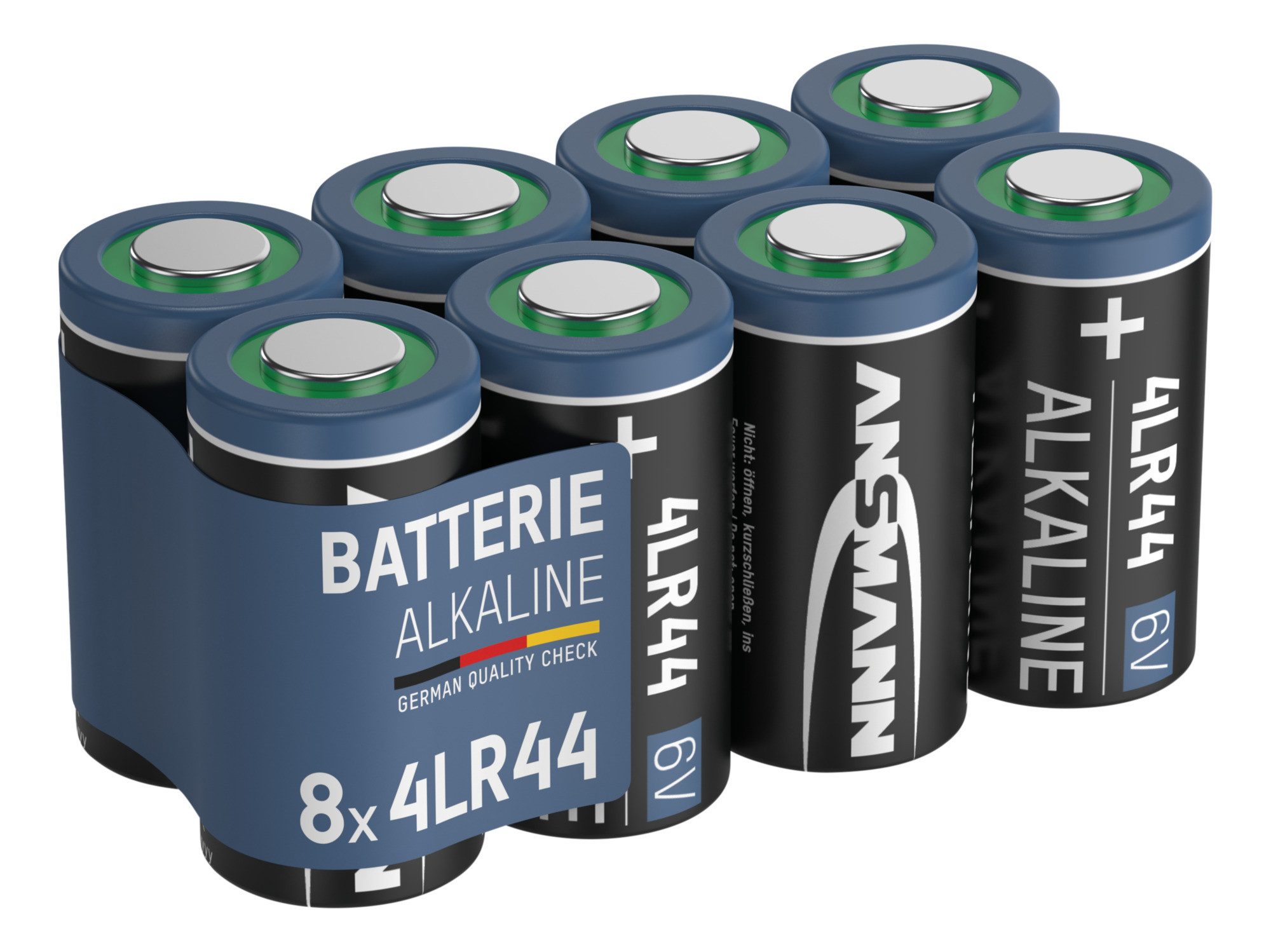 ANSMANN AG 4LR44 6V Alkaline Batterie Spezialbatterie - 8er Pack Batterie