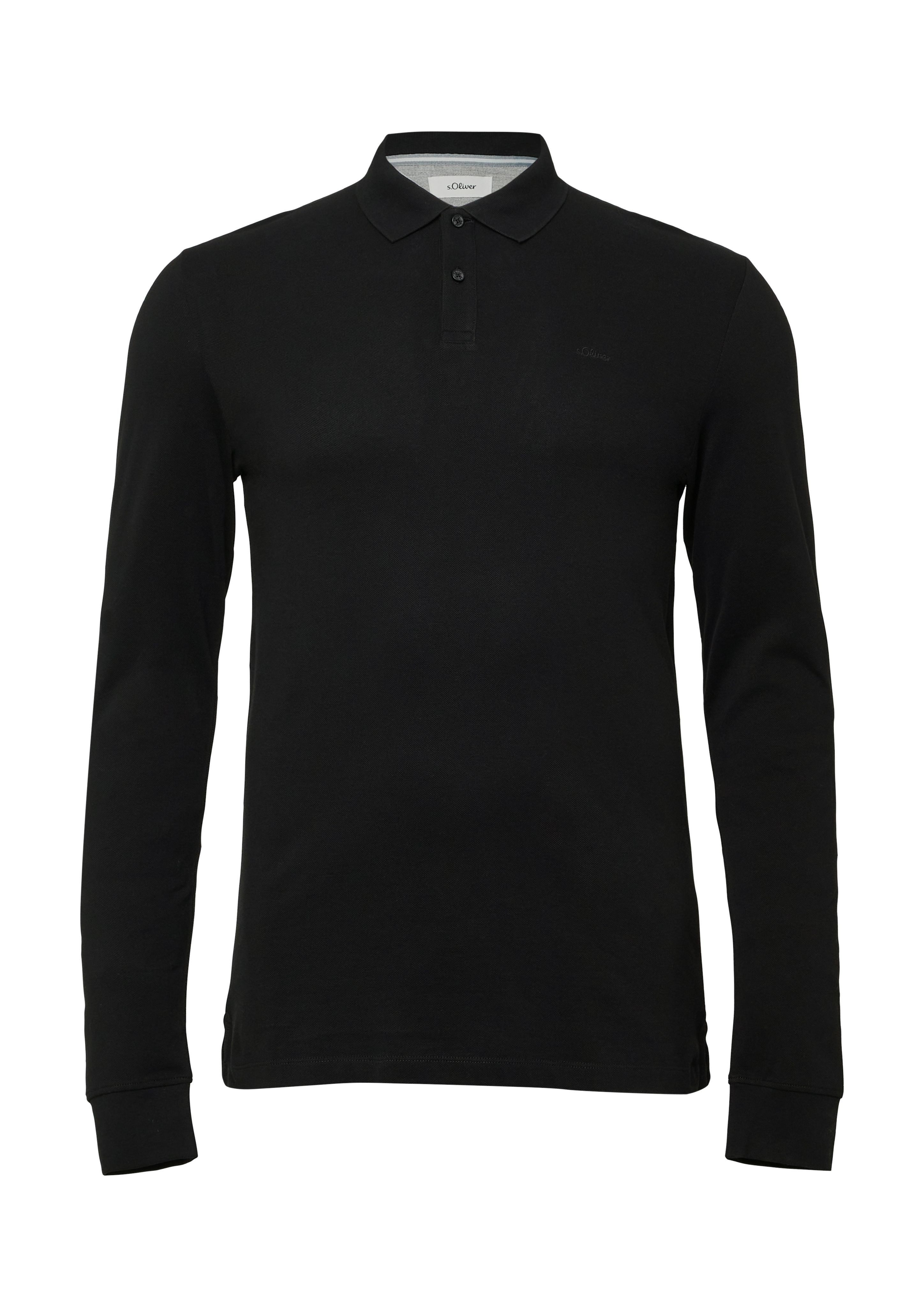 Langarm-Poloshirt