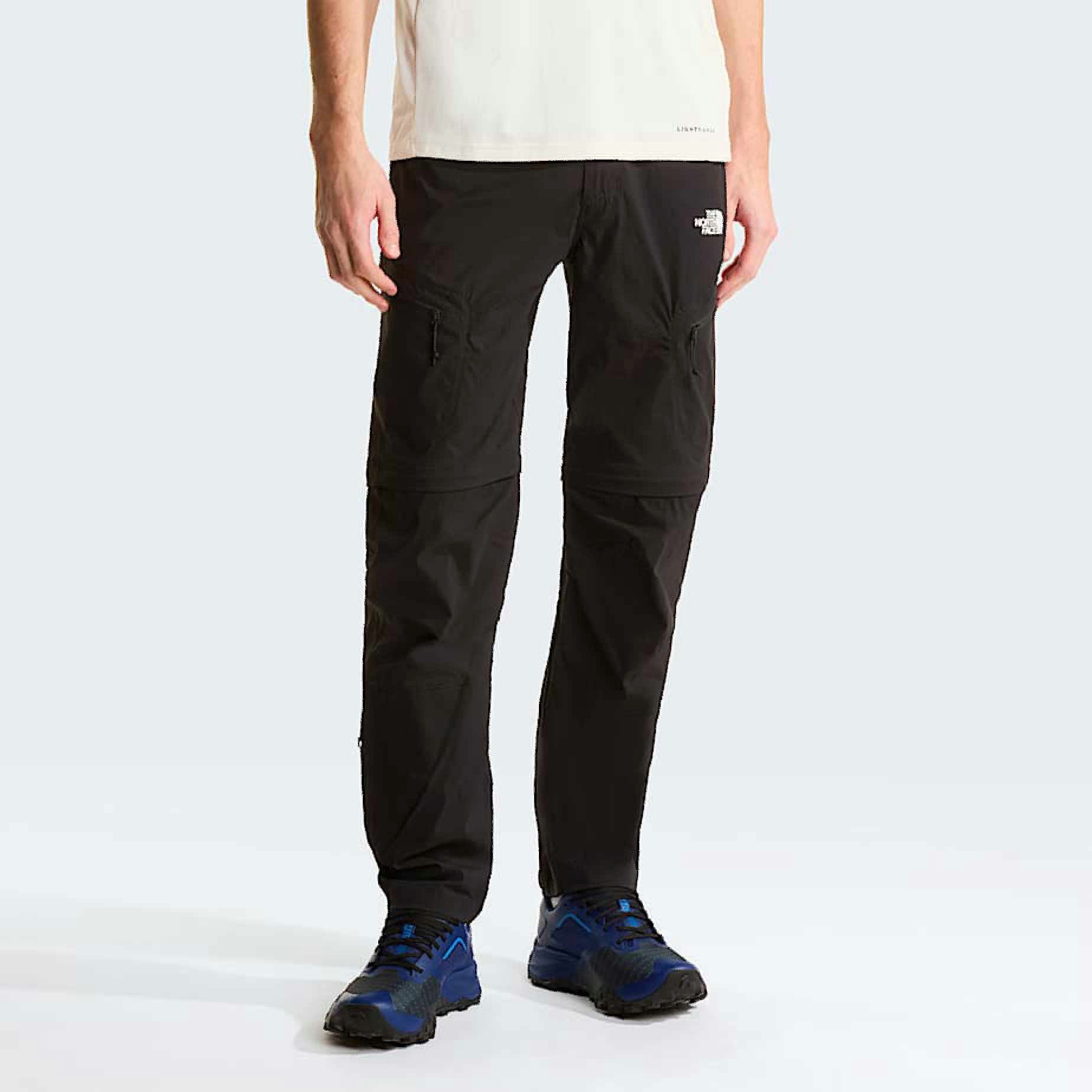 The North Face Trekkinghose M EXPLORATION REG TAPERED CONVERTIBLE PA TNF BLACK