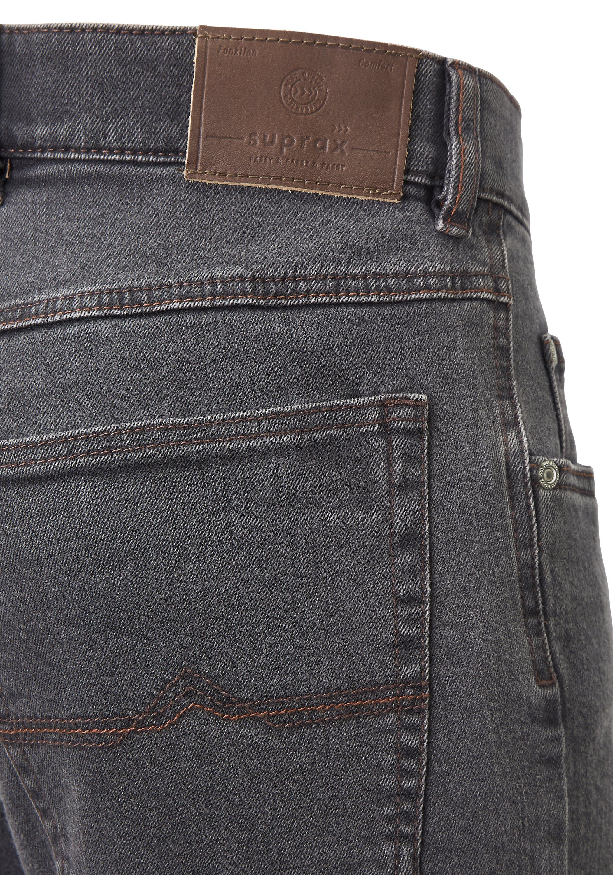 Suprax Regular-fit-Jeans Jeans mit Komfort-Dehnbund und Sicherheitstasche – Bild 5 von 5