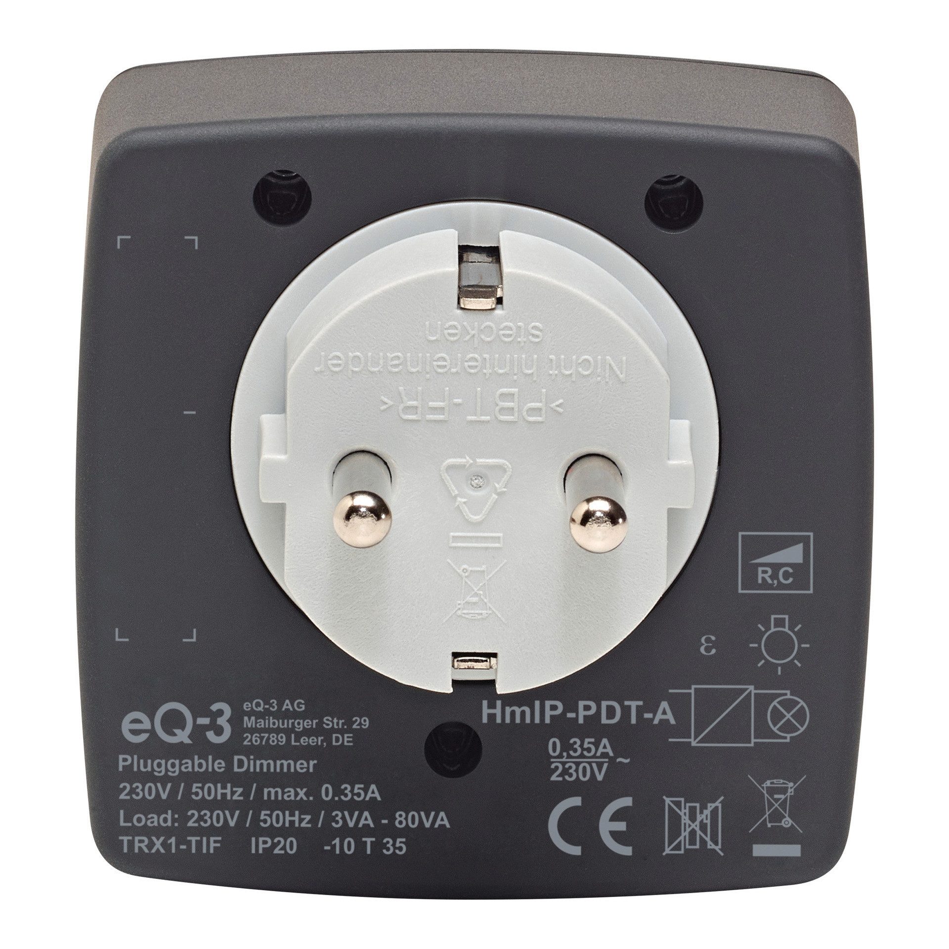 Homematic IP Funksteckdose Dimmer-Steckdose – Phasenabschnitt