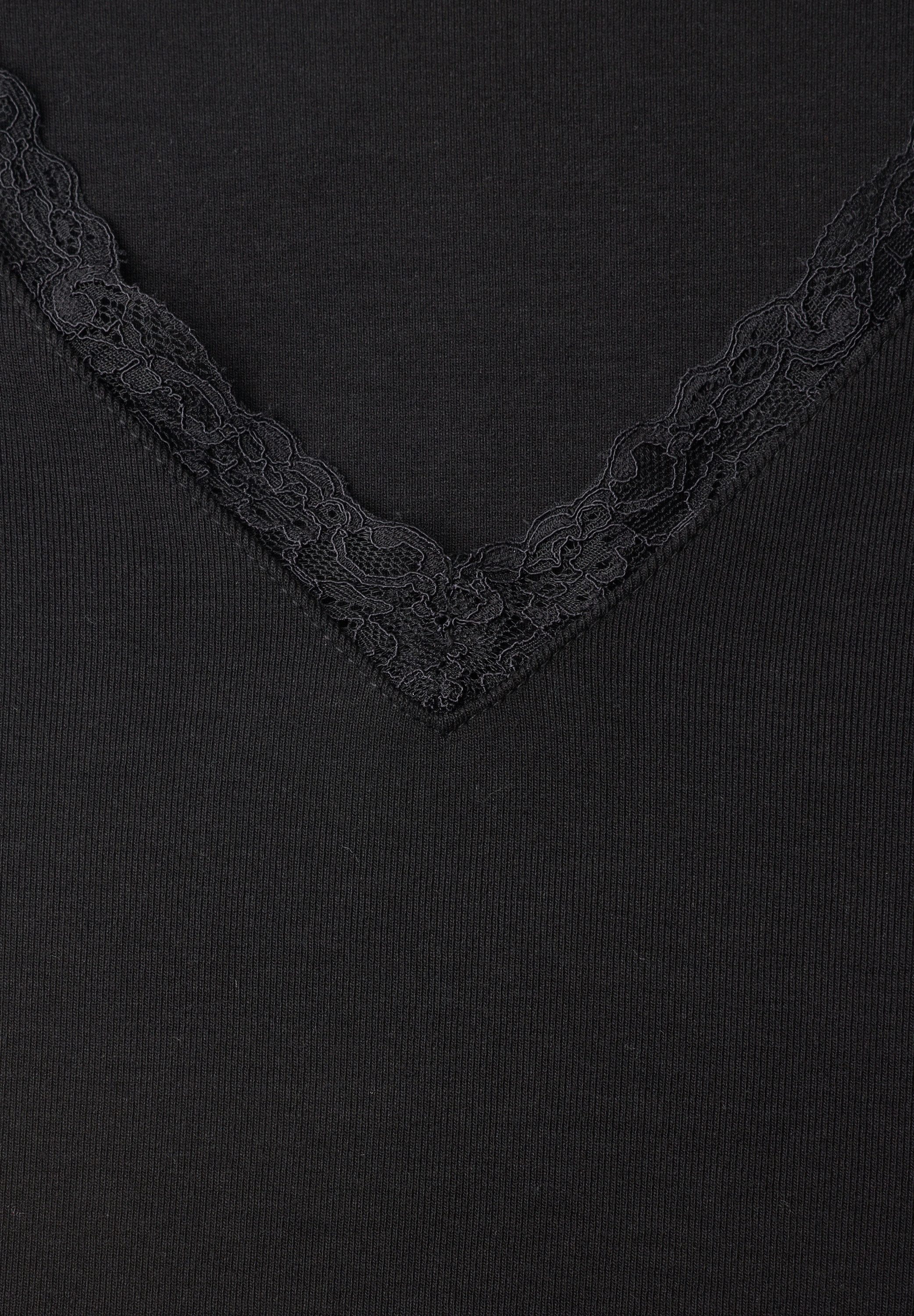 STREET ONE Langarmshirt aus softem Materialmix – Bild 5 von 5