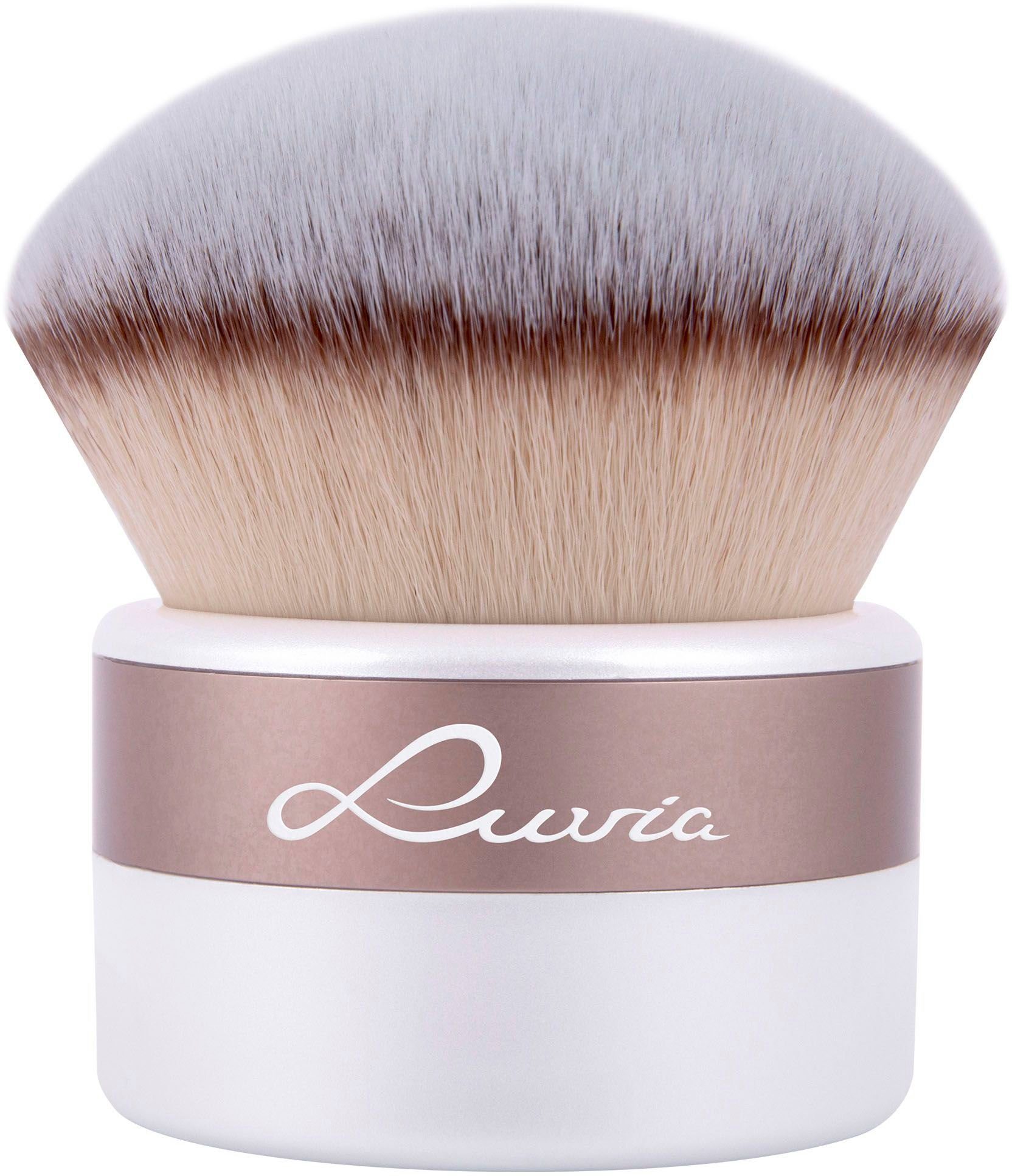 Luvia Cosmetics Kabuki-Pinsel KABUKI, Puderpinsel aus Nurai-Pinselhaar, weiche und natürliche Übergänge.