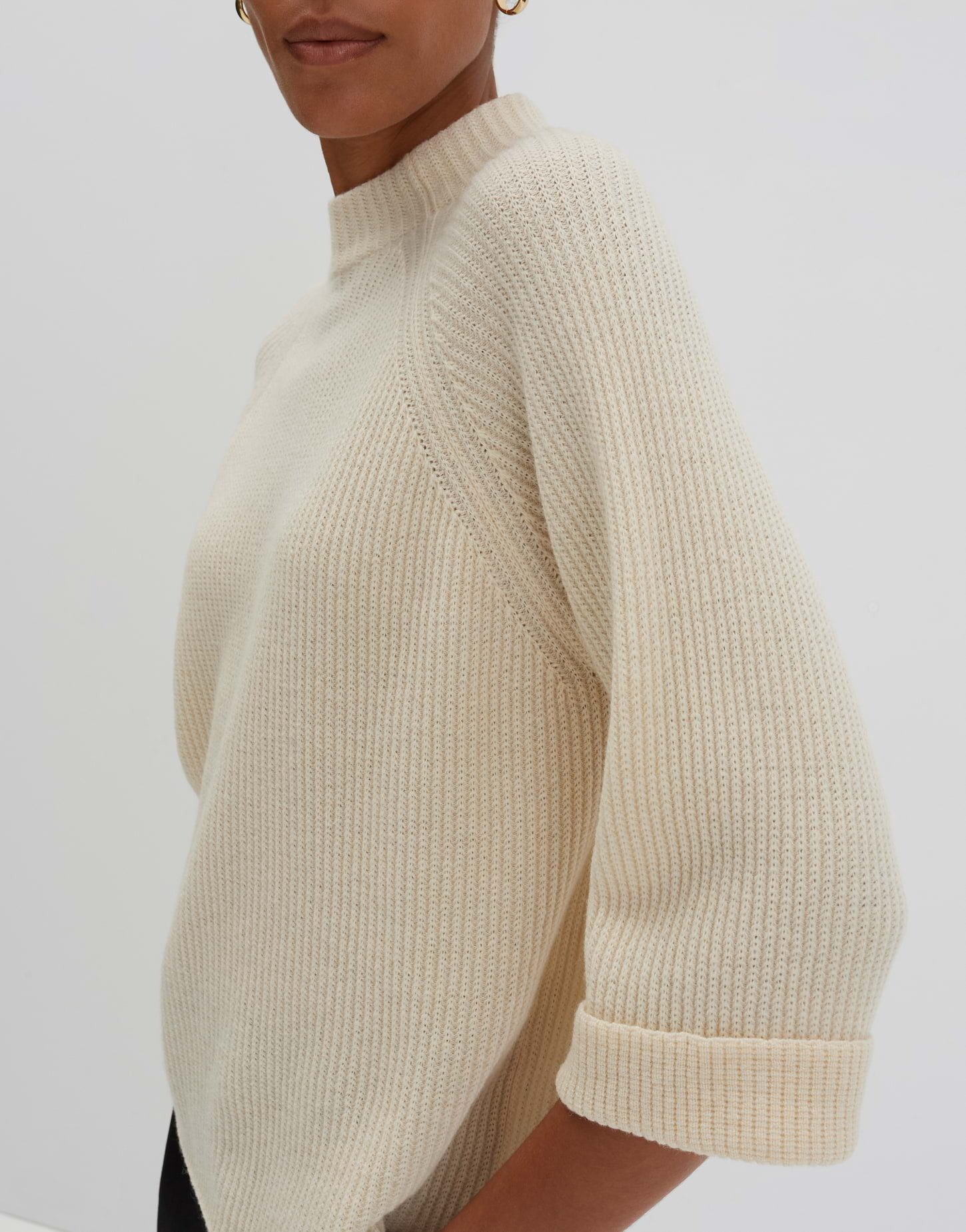 someday Strickpullover Strickpullover TIJOULIE Loose mit Kaschmir