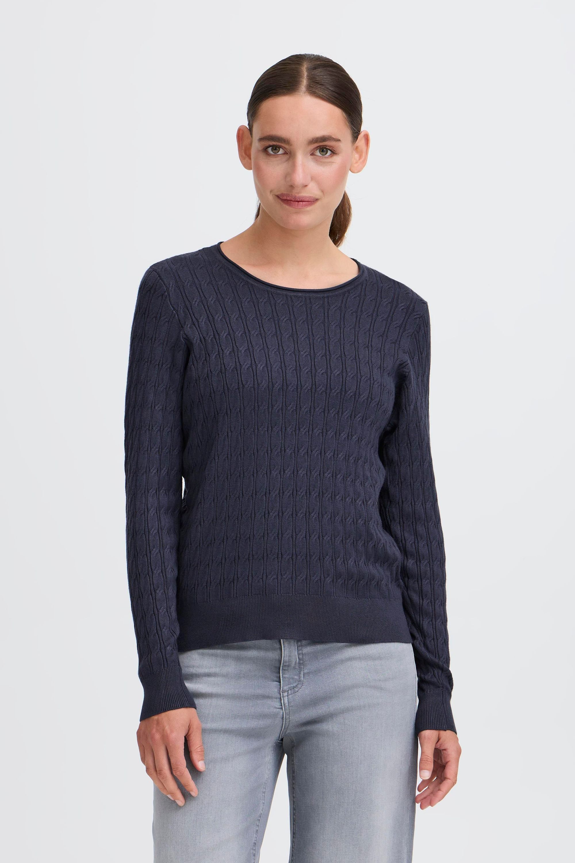 OXMO Rollkragenpullover OXISISSE Eleganter Strickpullover günstig online kaufen