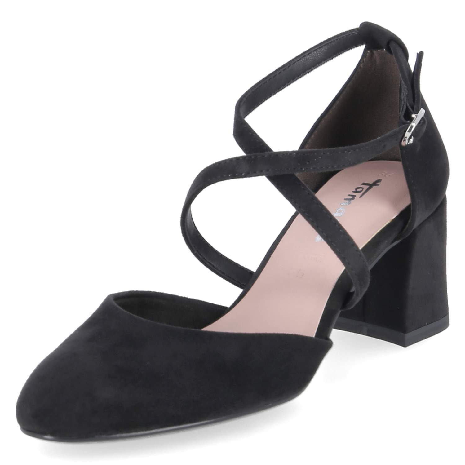 Tamaris Tamaris 1-22438-46-001 Damen Textil schwarz Keilpumps günstig online kaufen
