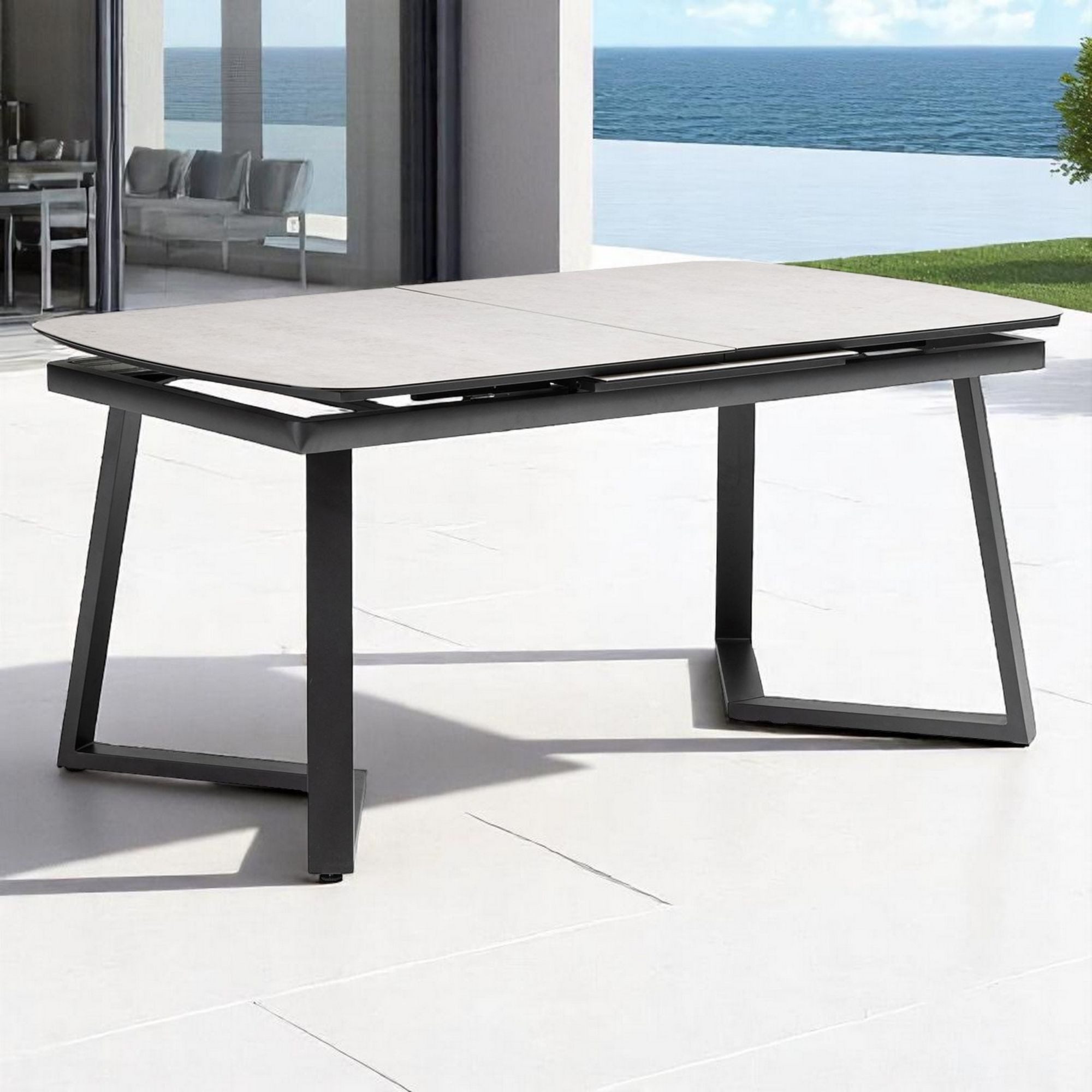 KETTLER Gartentisch Kettler Gartentisch Ausziehtisch 160/210 x 95 cm Aluminium