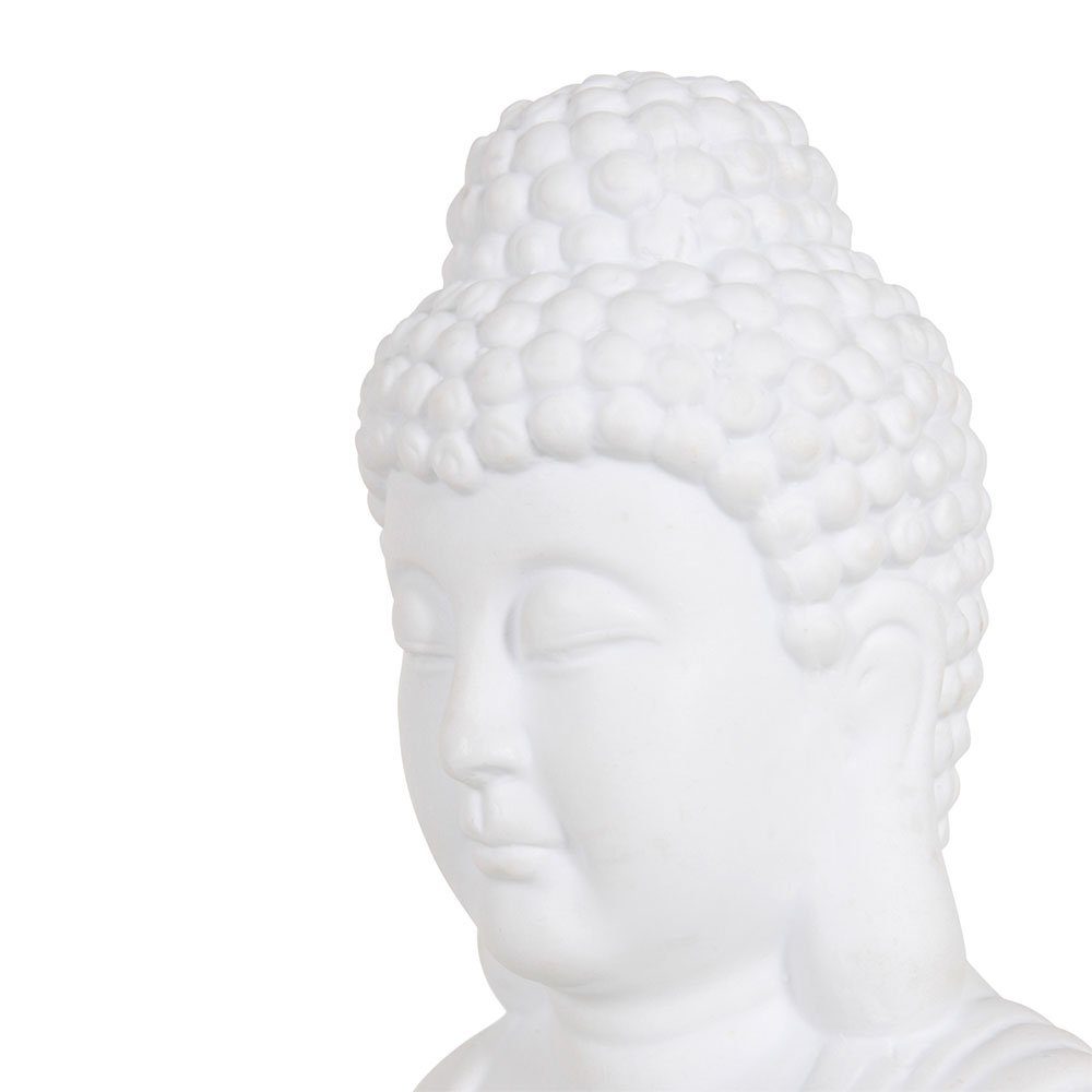 Dekolicht, LIGHTING Steinhauer Keramik Tischleuchte inklusive, Buddha Tischlampe Leuchtmittel nicht weiß Nachttischlampe