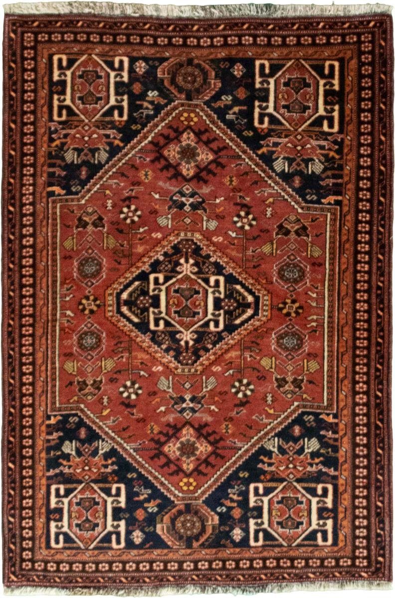 Orientteppich Ghashghai 87x125 Handgeknüpfter Orientteppich / Perserteppich, Nain Trading, rechteckig, Höhe: 12 mm