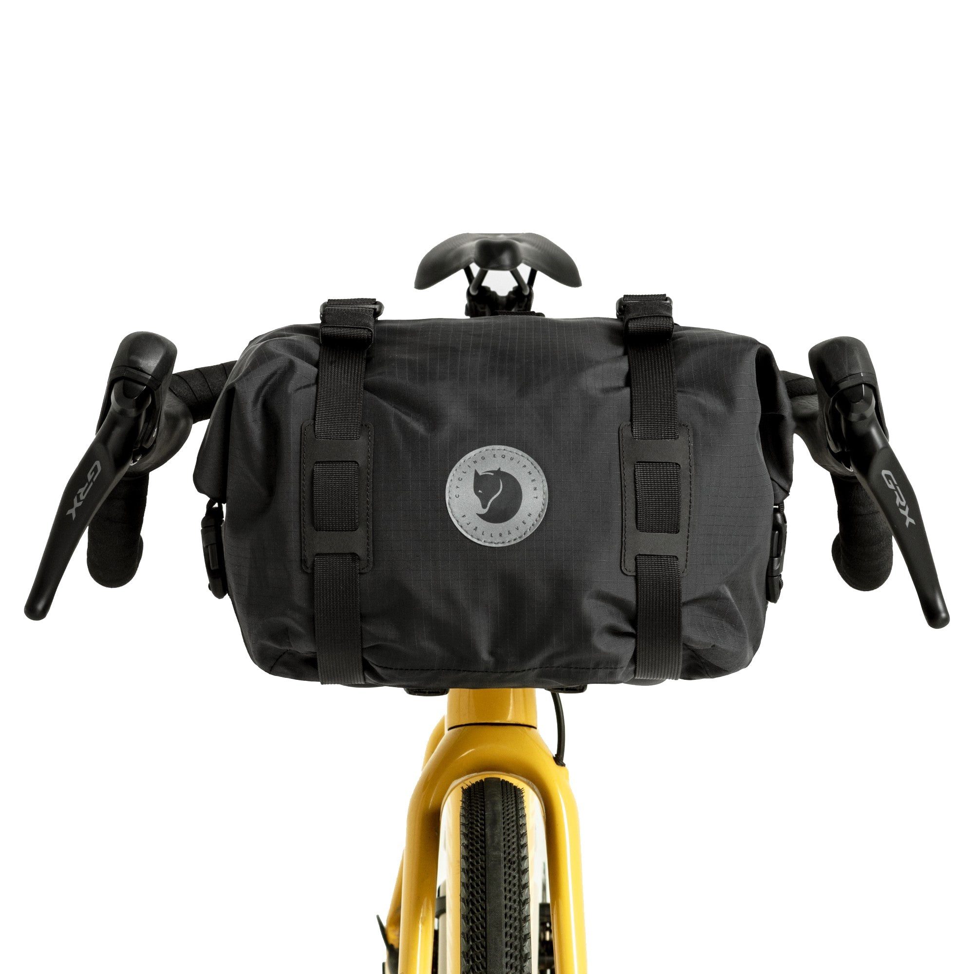 Fjällräven Fahrradtasche Hoja Handlebar Rolltop - Lenkertasche 23 cm (schwarz)
