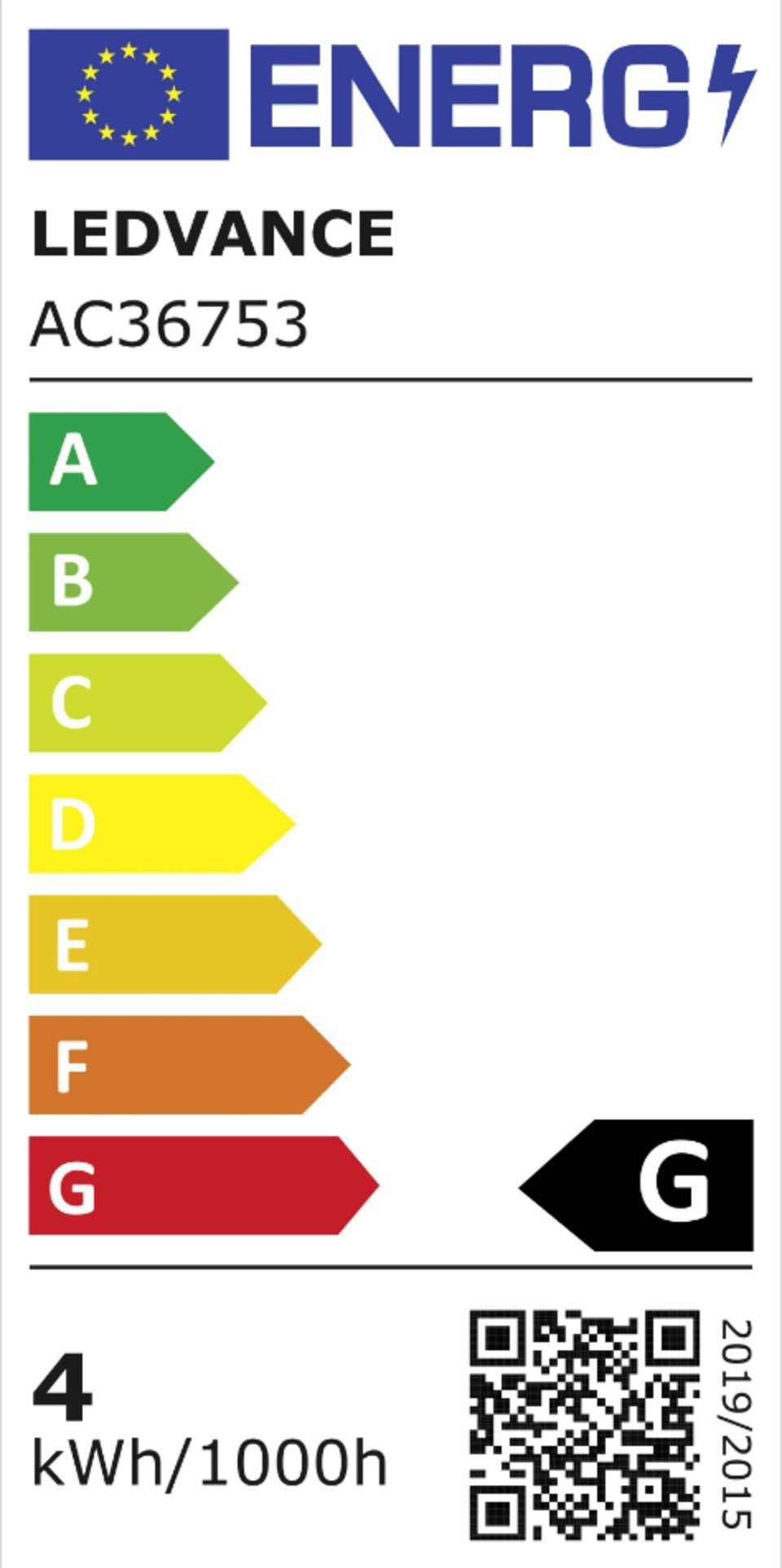 Energieeffizienzklasse: 