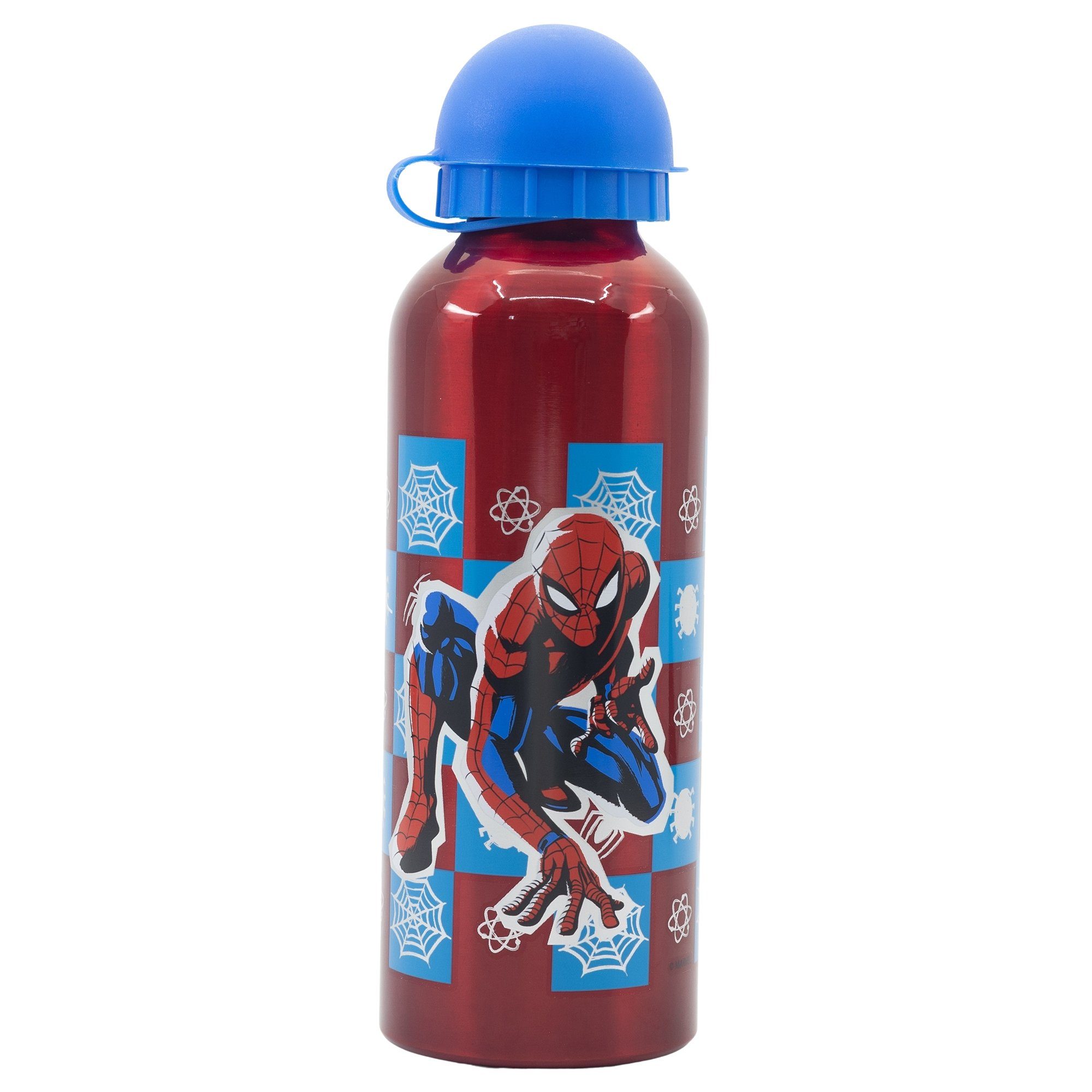 Trinkflasche MARVEL Sportflasche Marvel ALU - Wasserflasche 530 Spiderman ml