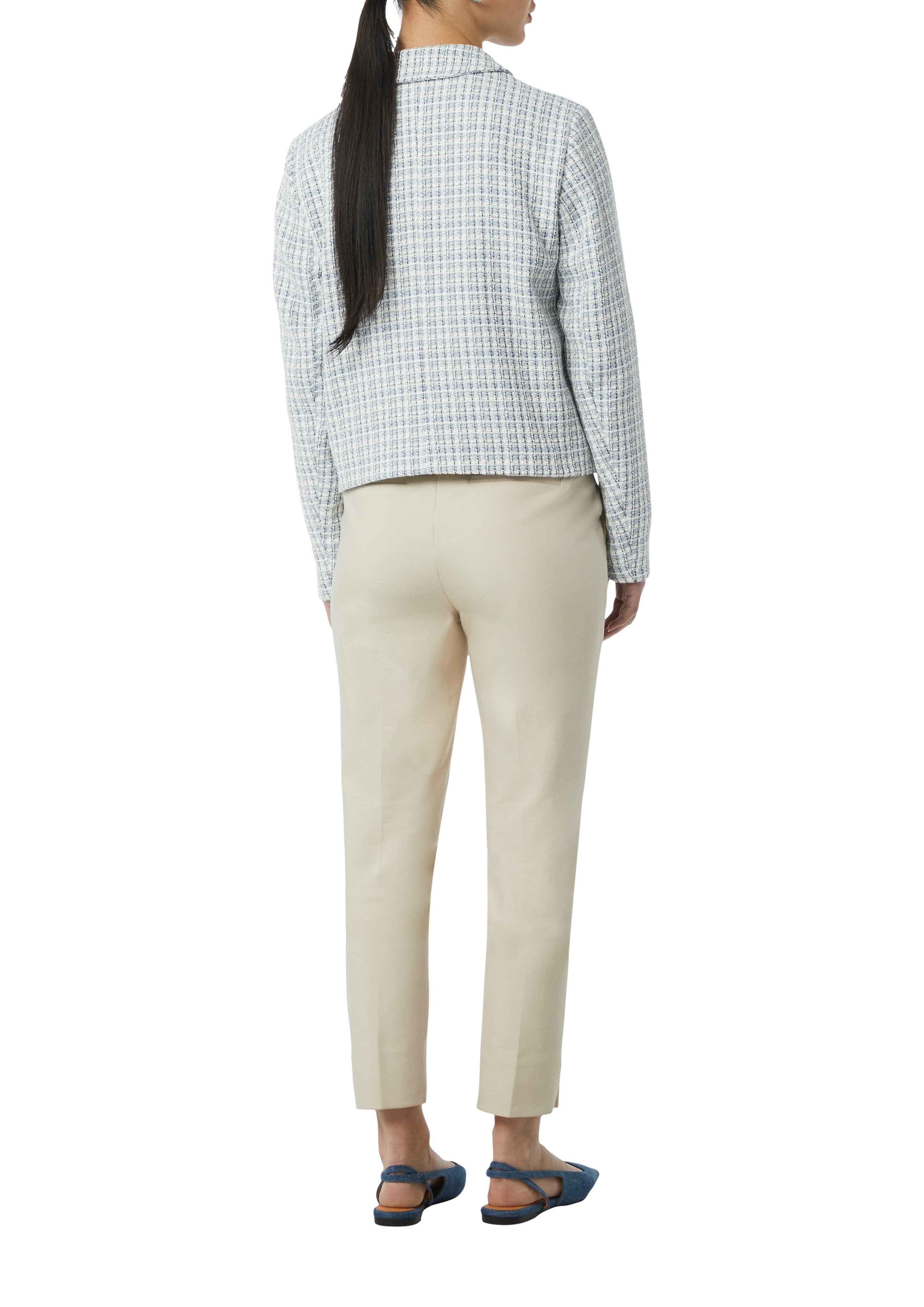 comma Kurzjacke aus Tweed, in verkürzter Form