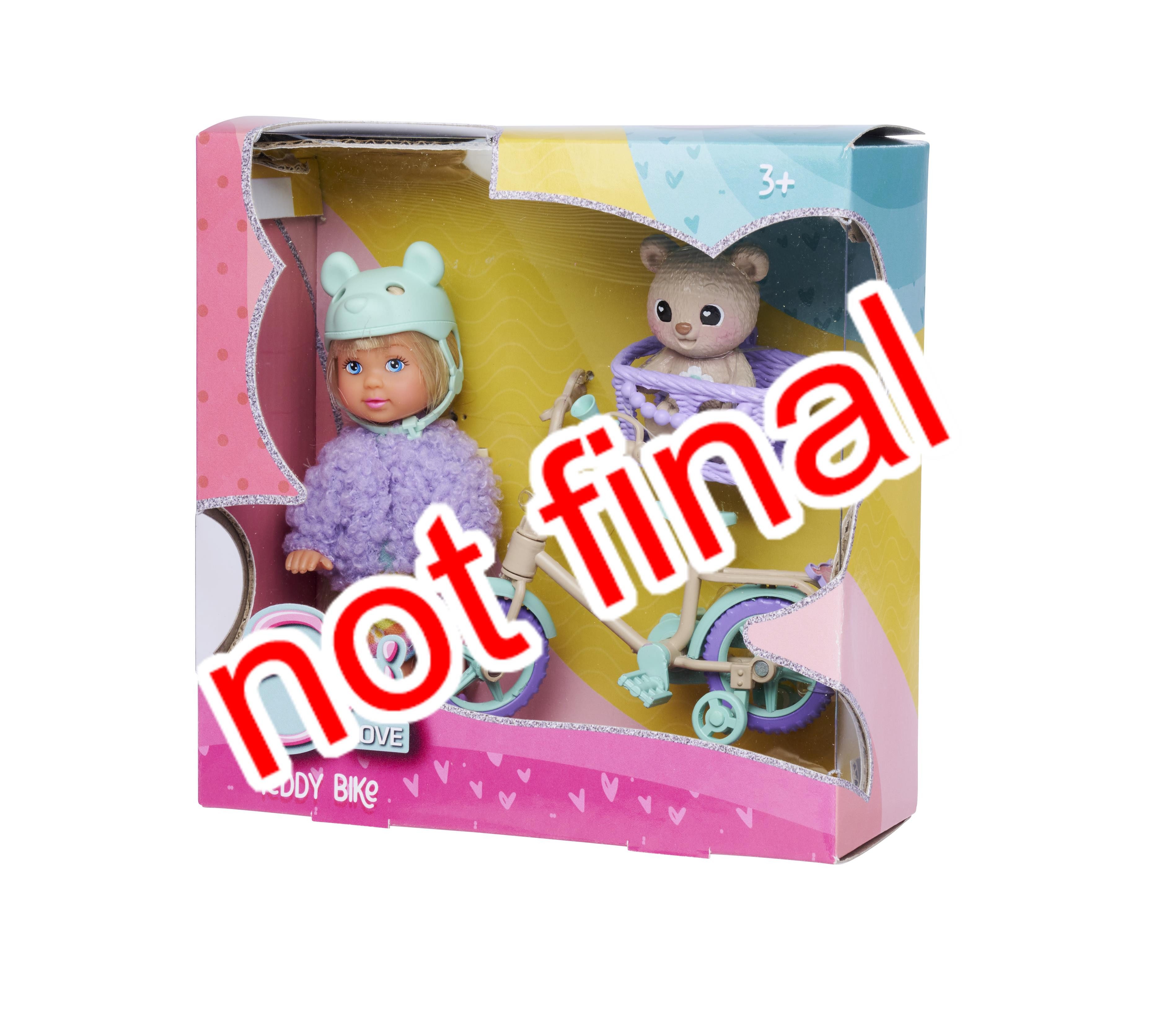 Simba Dickie Anziehpuppe Puppe Evi LOVE Teddy Bike 12cm günstig online kaufen