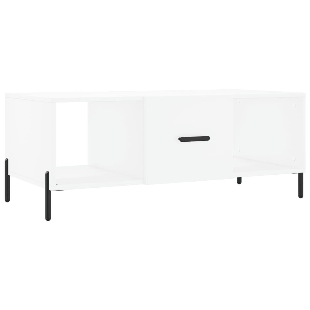 Couchtisch Couchtisch Weiß 102x50x40 cm Holzwerkstoff