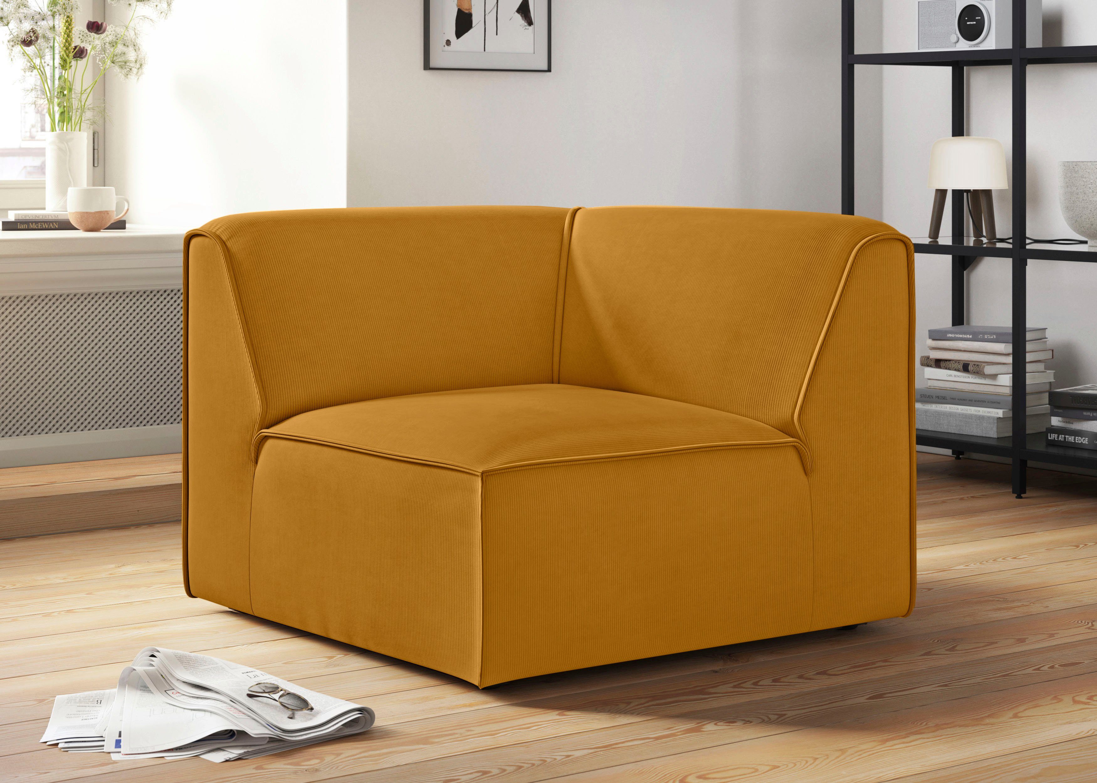 RAUM.ID Sofa-Eckelement Merid, Sofaelement, Maße B/T/H: günstig online kaufen