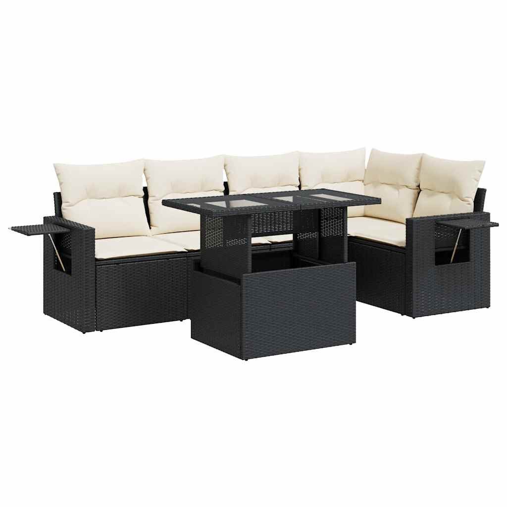 vidaXL Gartenlounge-Set 6-tlg. Garten-Sofagarnitur mit Kissen günstig online kaufen