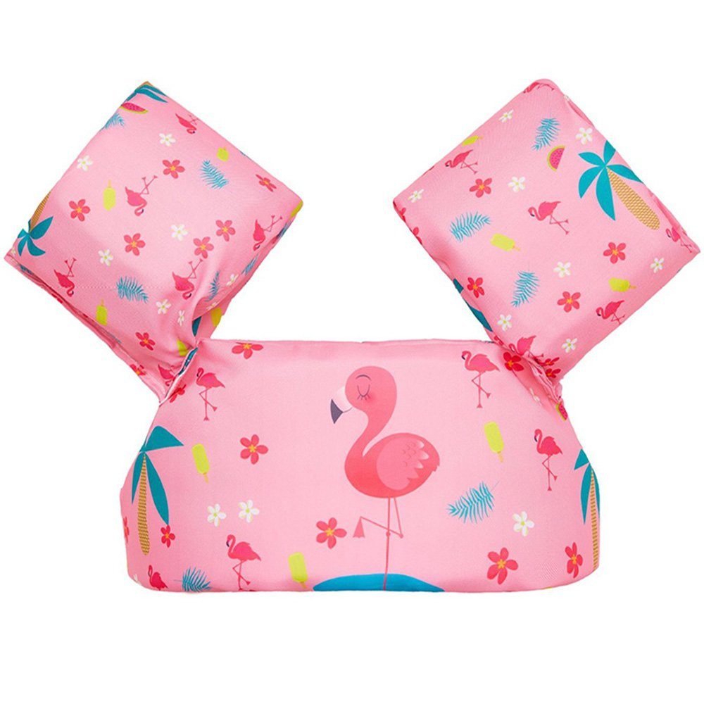 Auftrieb Kinder Gewichtskapazität Schwimmflügel Flamingo Schwimmweste wimm Rosa 10-30kg