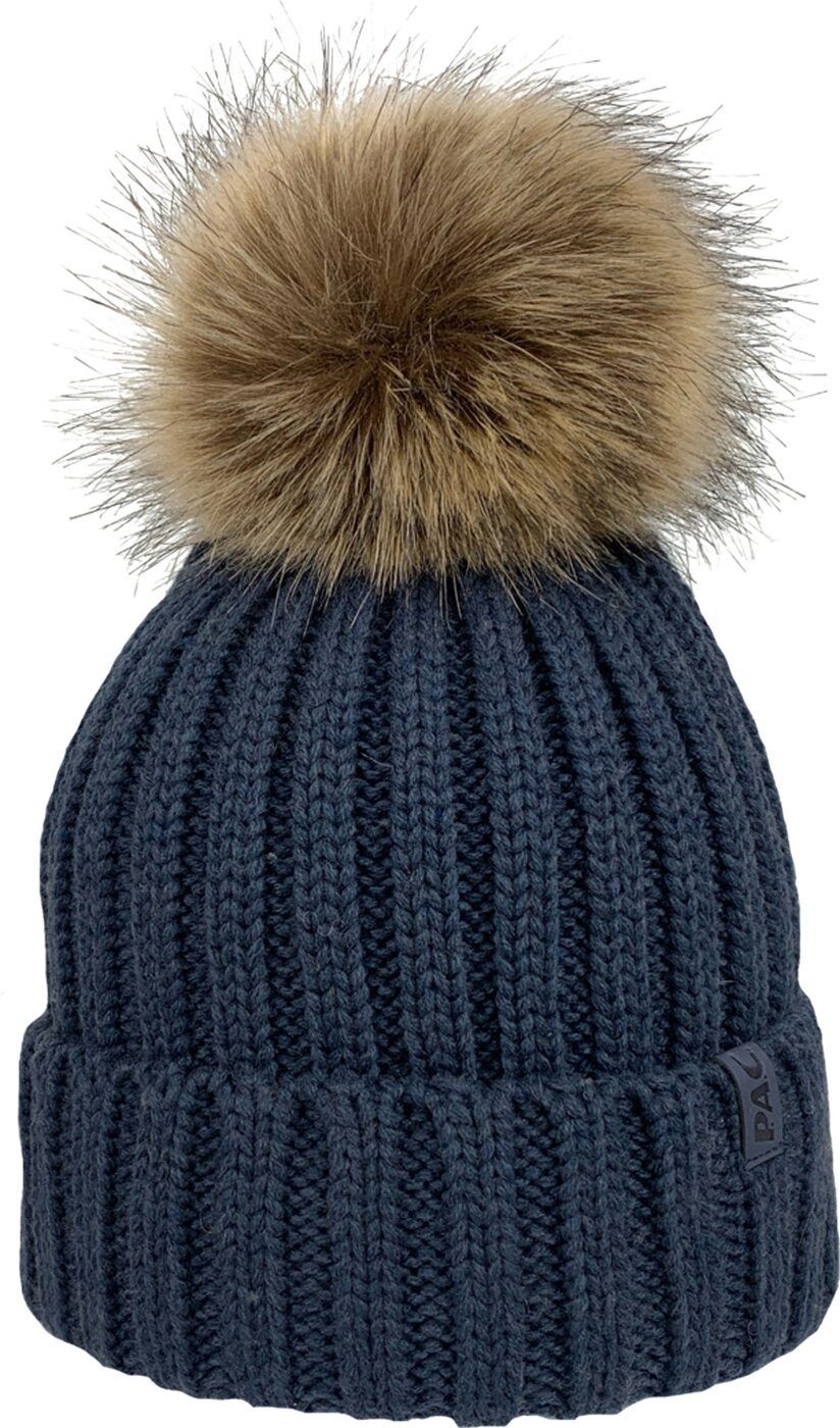 PAC SMU PomPom P.A.C. NAVY Beanie Stirnband Recycled Mary